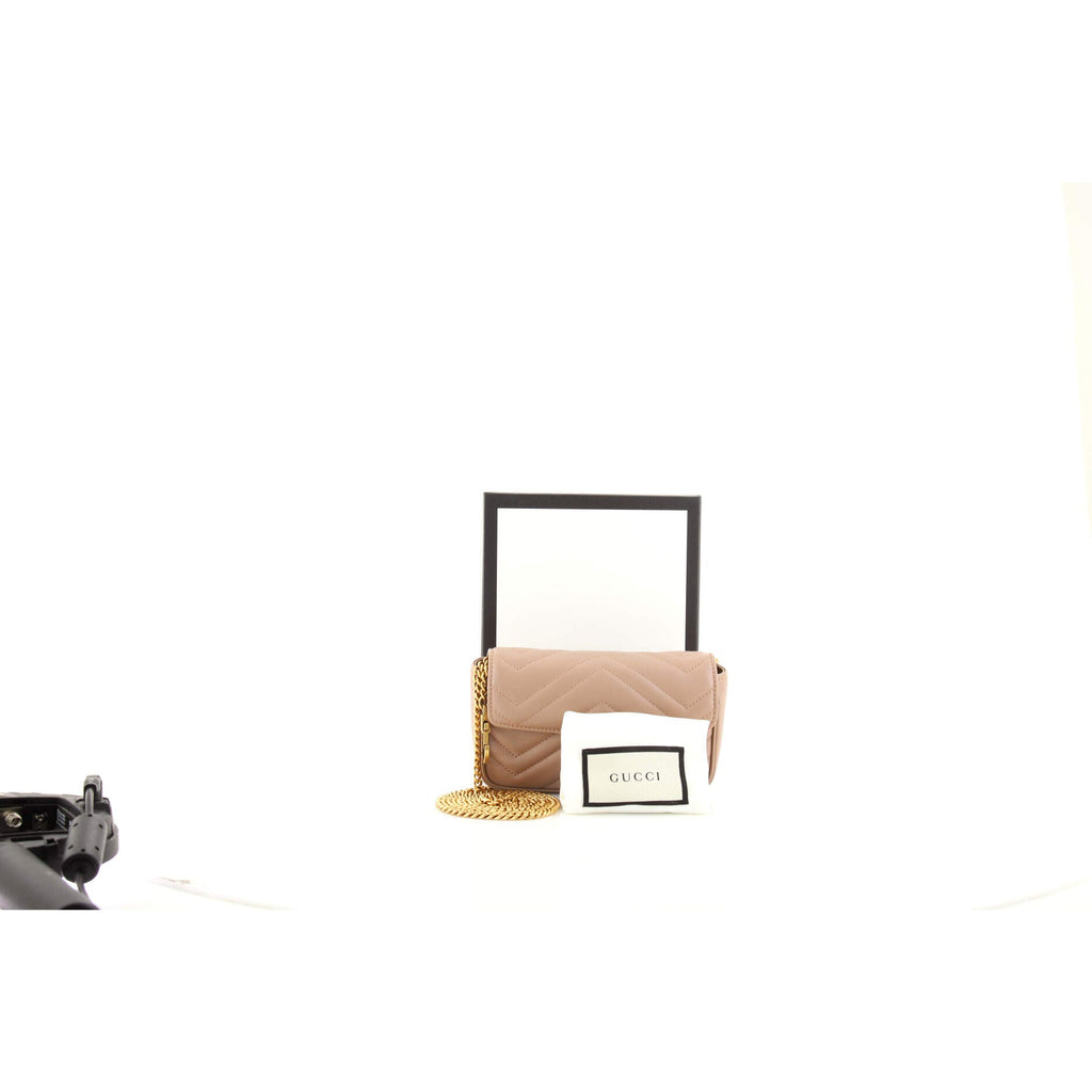 GG Marmont Flap Bag Matelasse Leather Super Mini