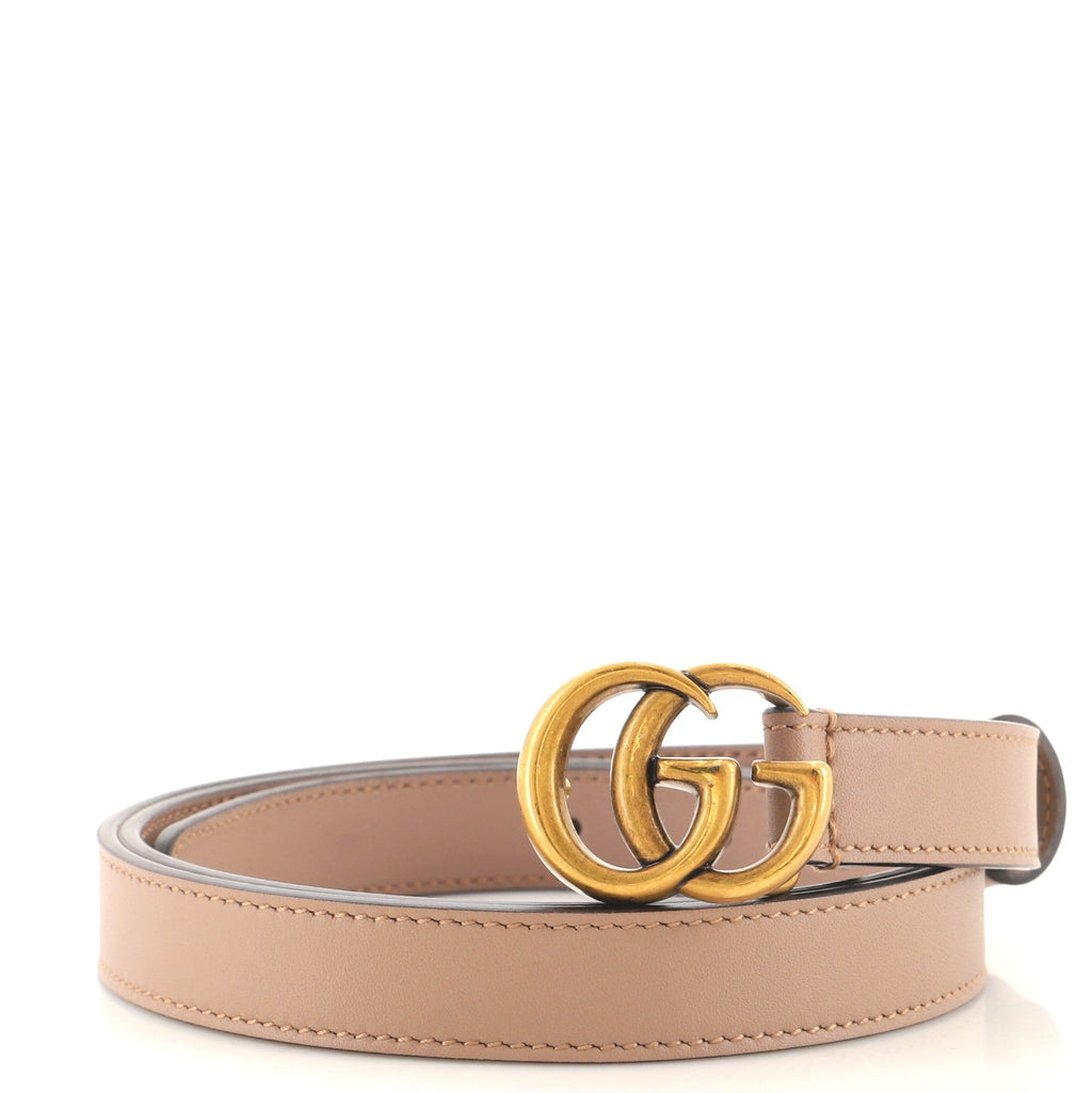 GG Marmont Belt Leather Thin 90