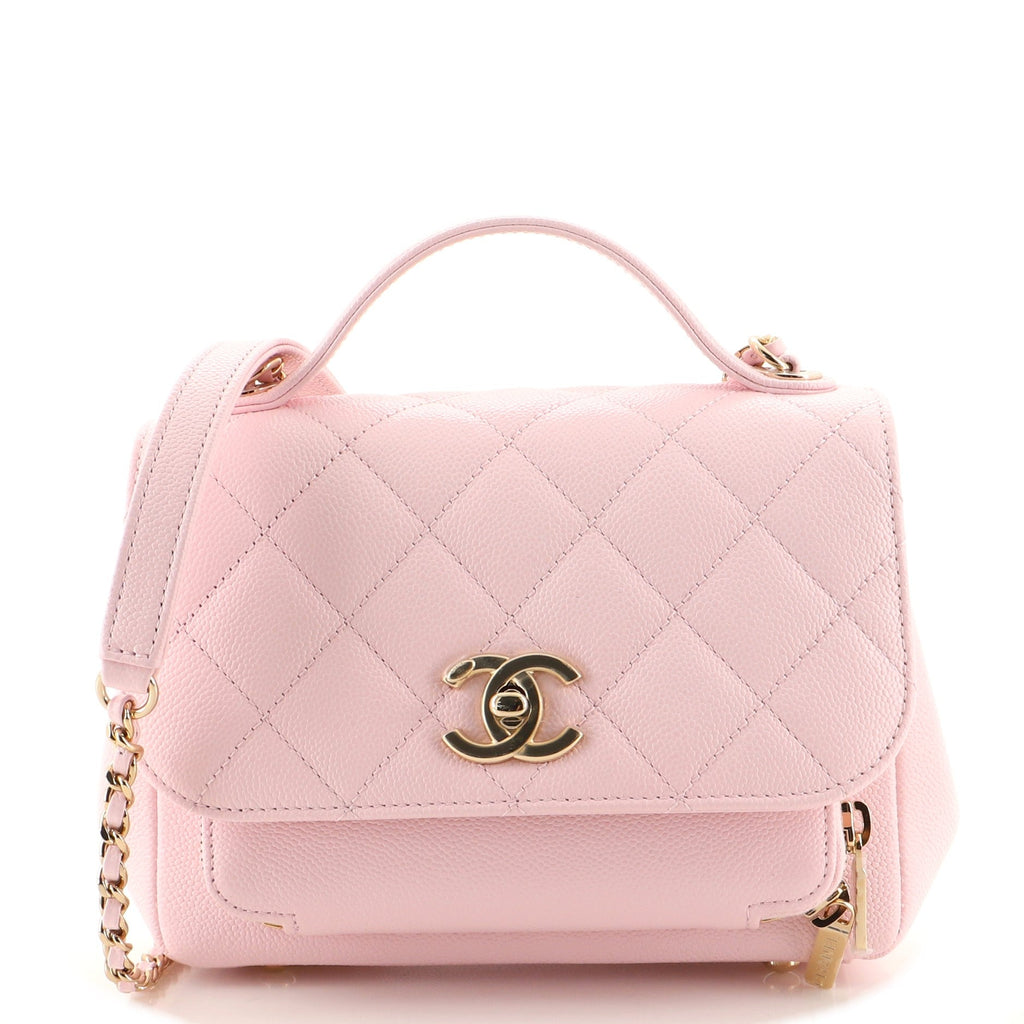 Business Affinity Flap Bag Quilted Caviar Mini