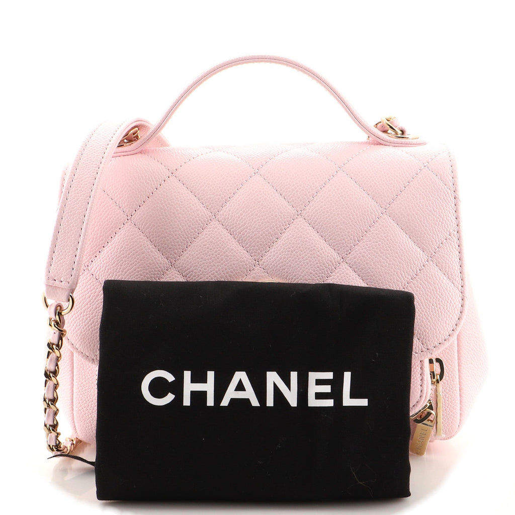 Business Affinity Flap Bag Quilted Caviar Mini