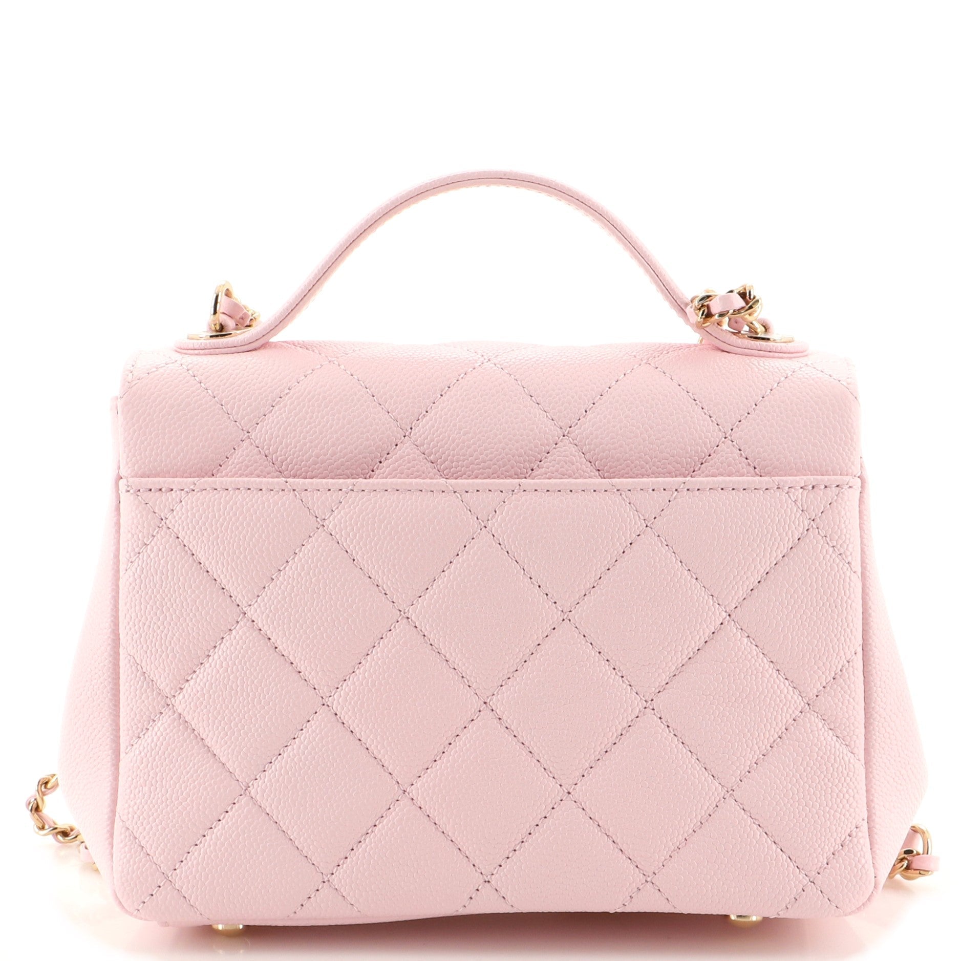 Business Affinity Flap Bag Quilted Caviar Mini