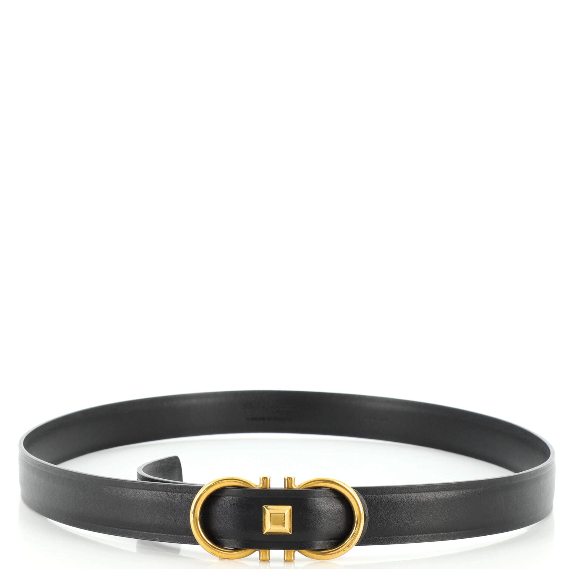 Studio Gancini Belt Leather Medium 90