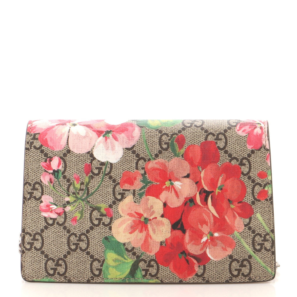 Dionysus Bag Blooms Print GG Coated Canvas Super Mini