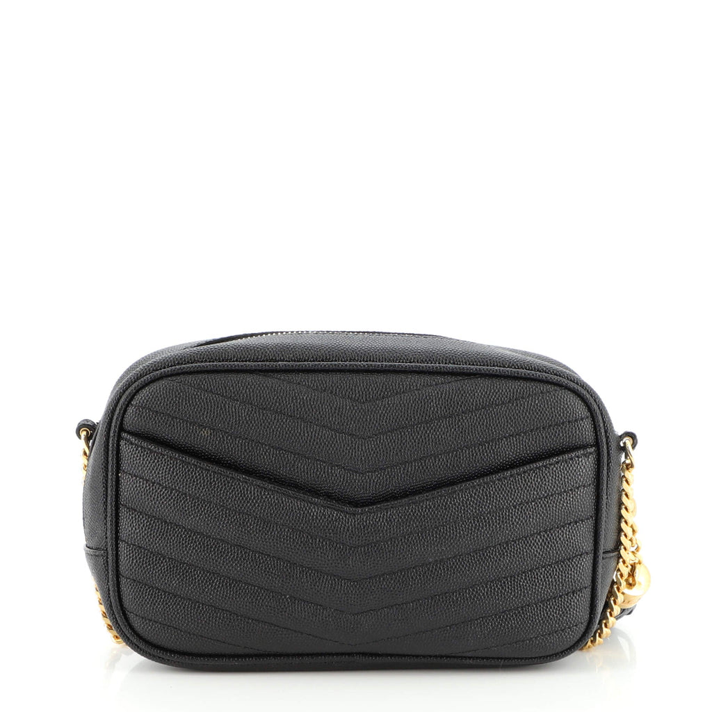 Lou Camera Bag Matelasse Chevron Leather Mini