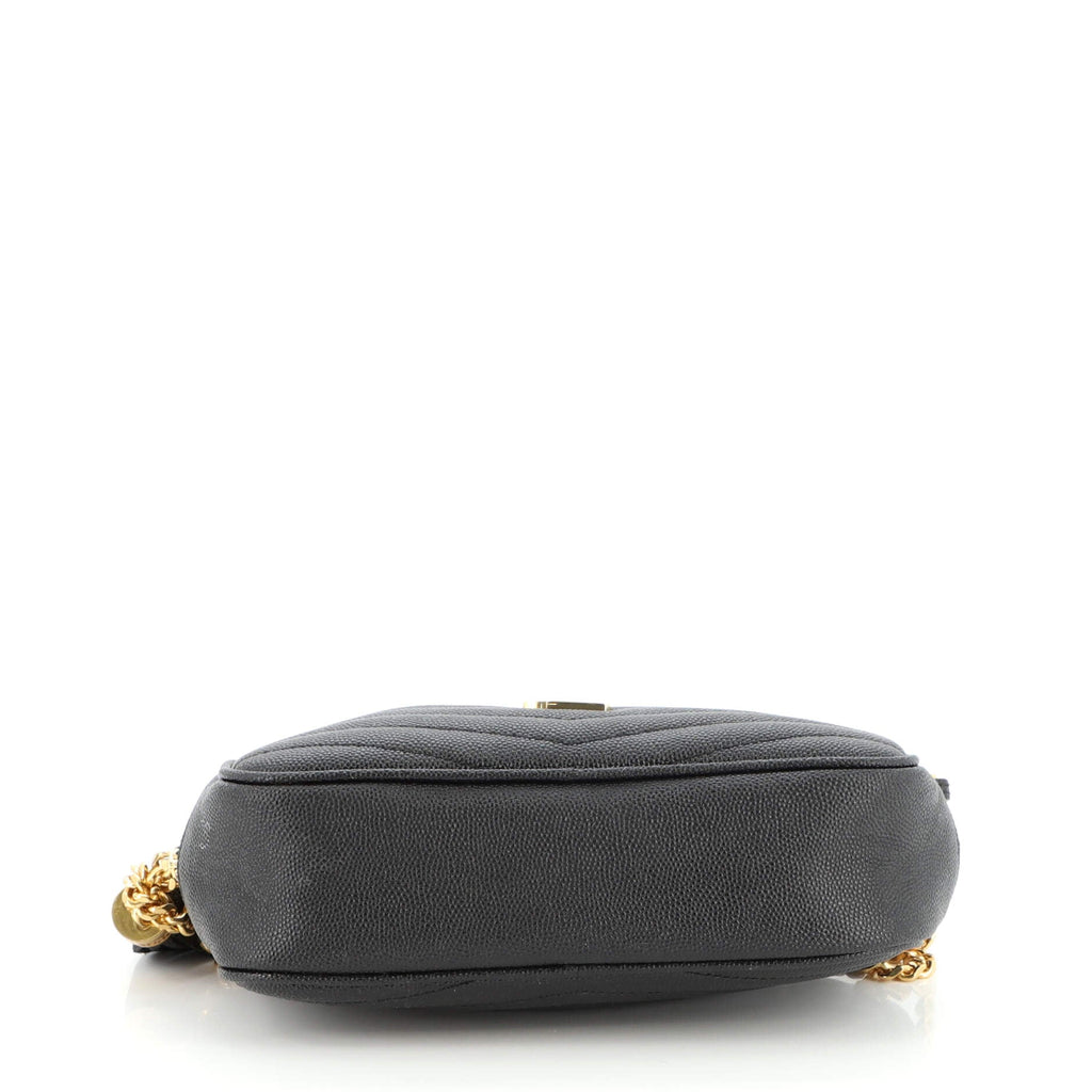 Lou Camera Bag Matelasse Chevron Leather Mini