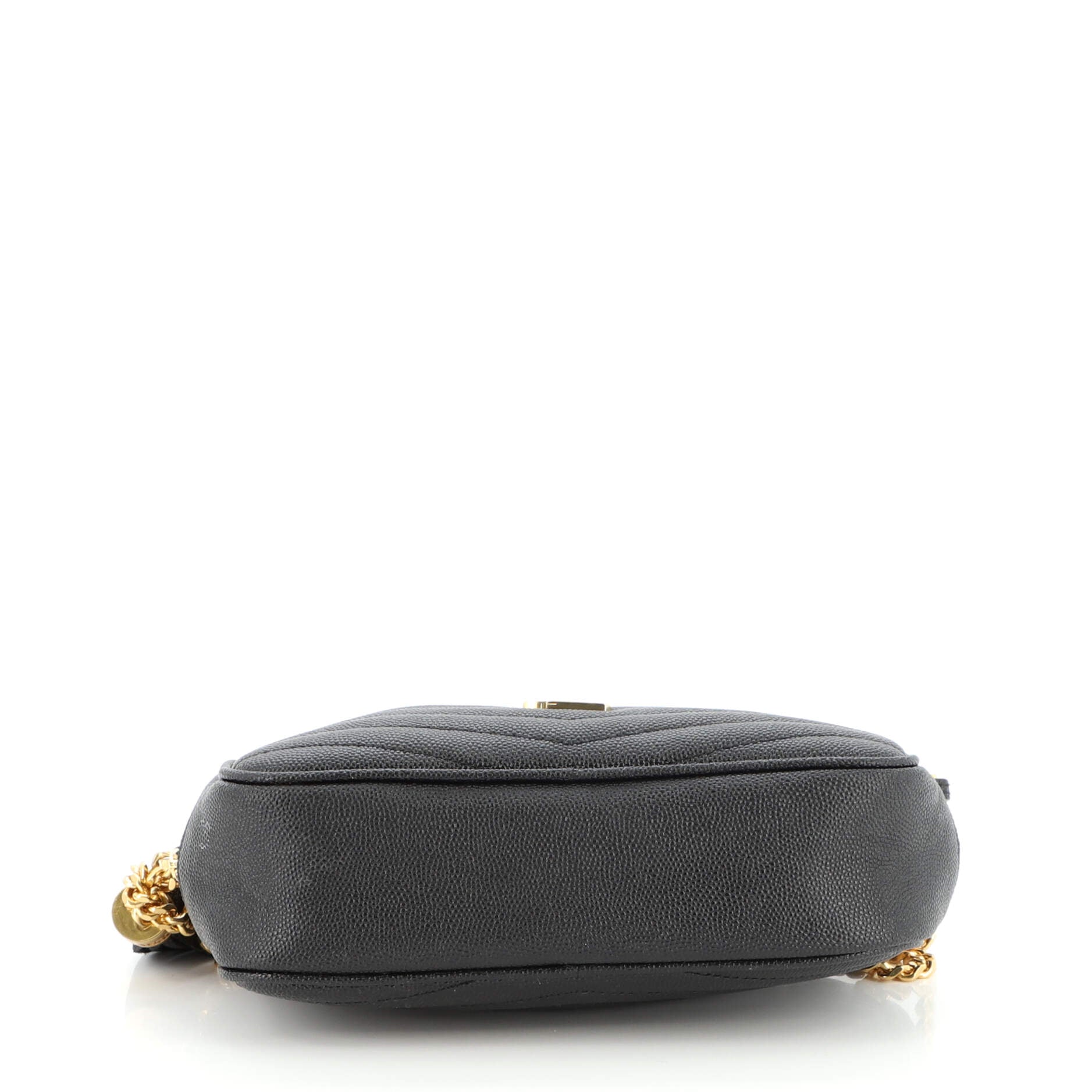 Lou Camera Bag Matelasse Chevron Leather Mini