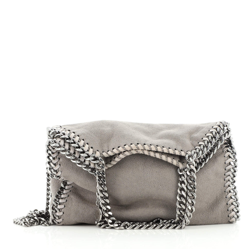 Falabella Fold Over Crossbody Bag Shaggy Deer Mini