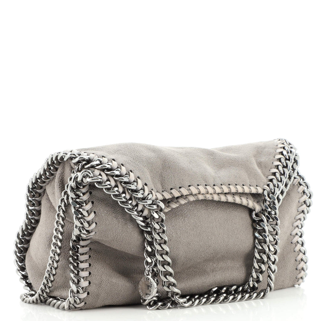Falabella Fold Over Crossbody Bag Shaggy Deer Mini