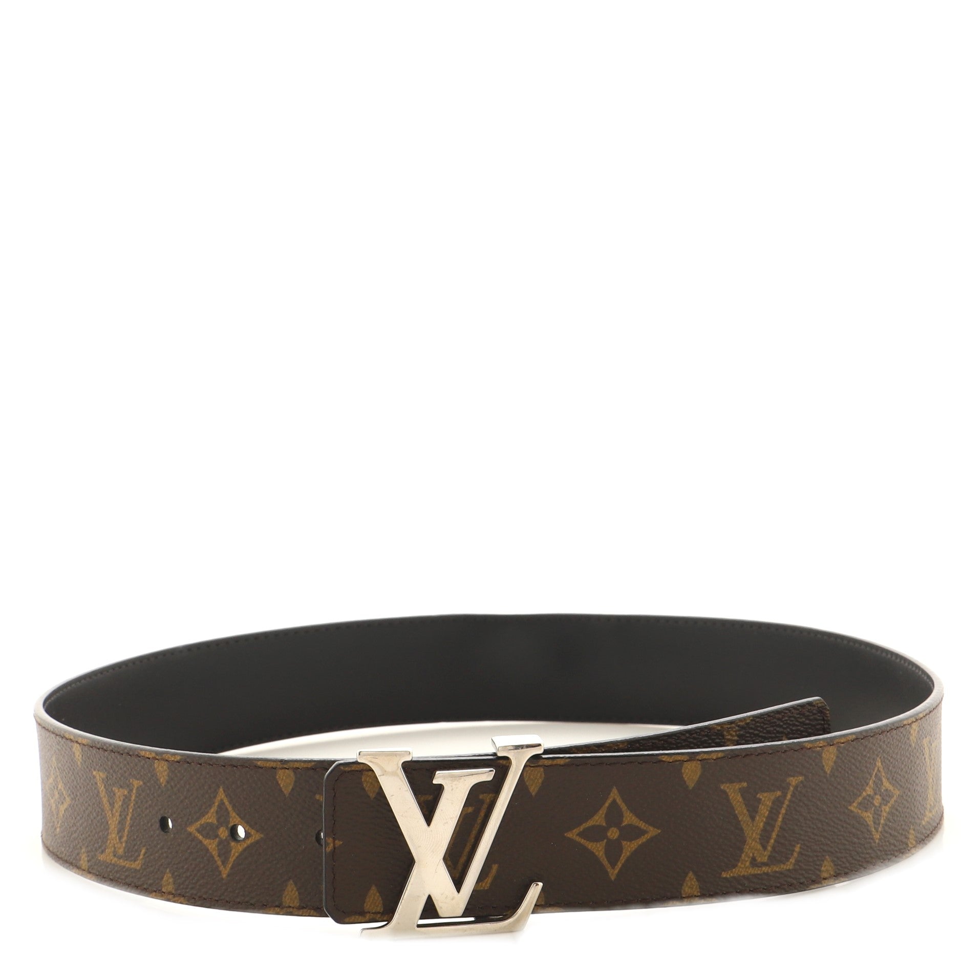 LV Initiales Belt Monogram Canvas Wide 80