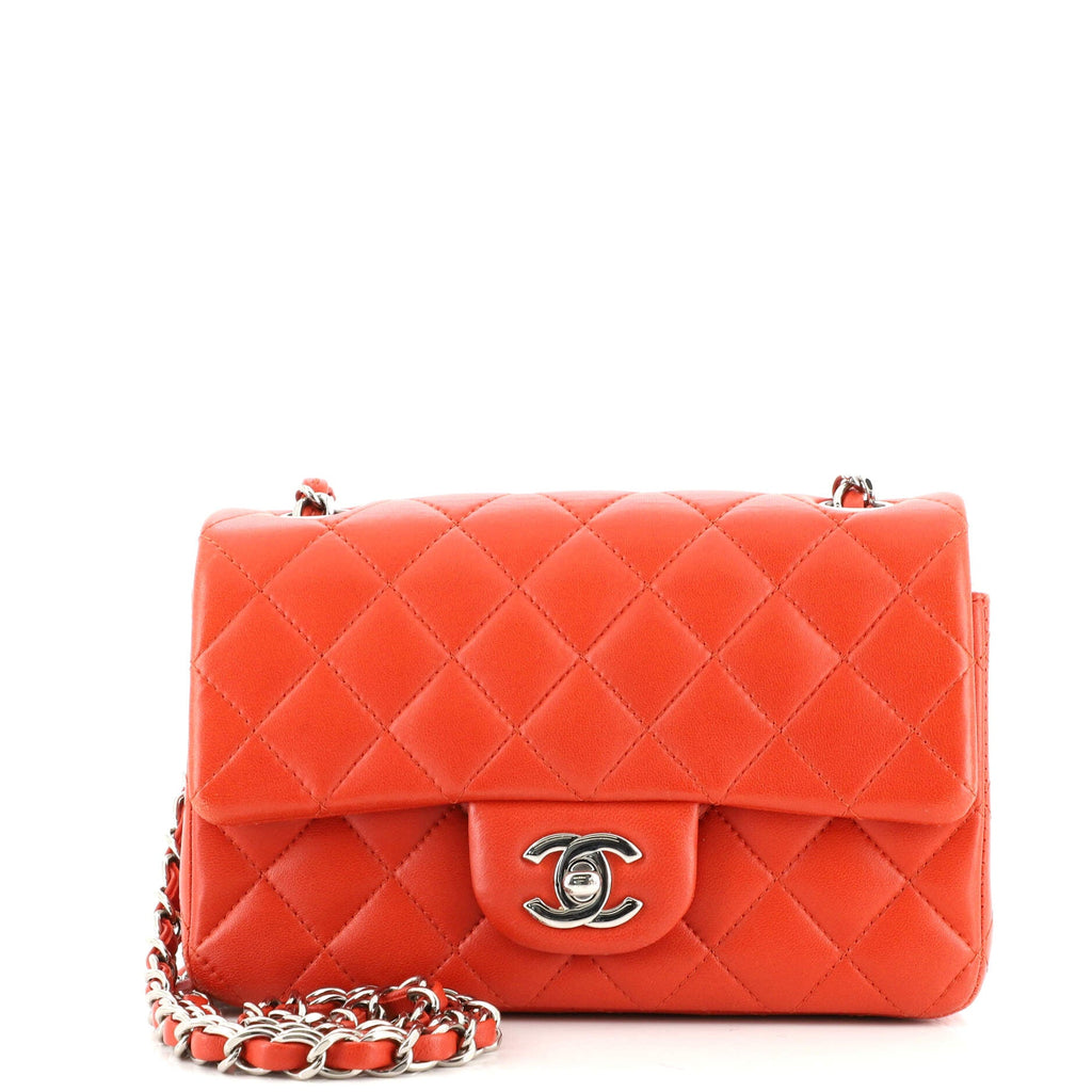 Classic Single Flap Bag Quilted Lambskin Mini