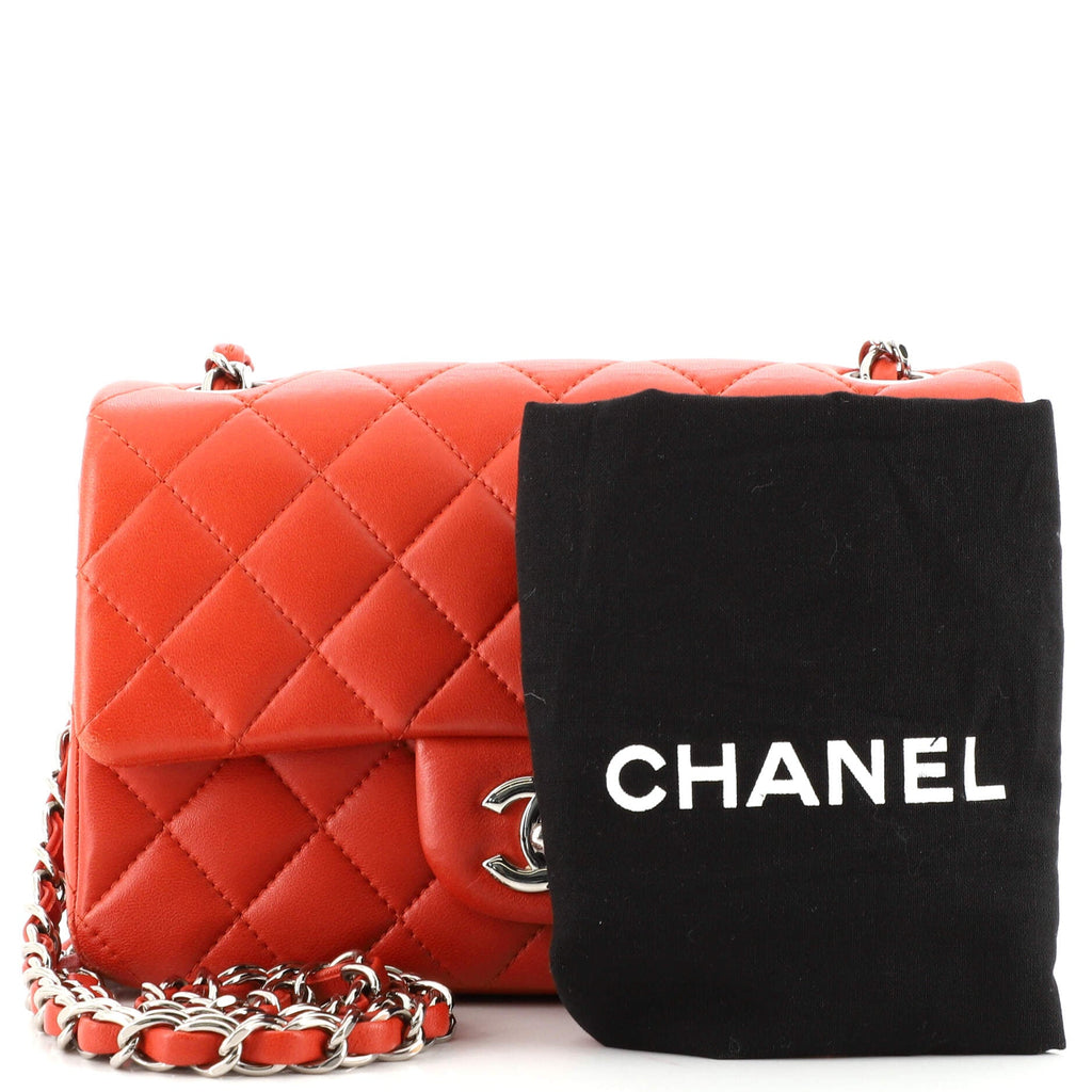 Classic Single Flap Bag Quilted Lambskin Mini