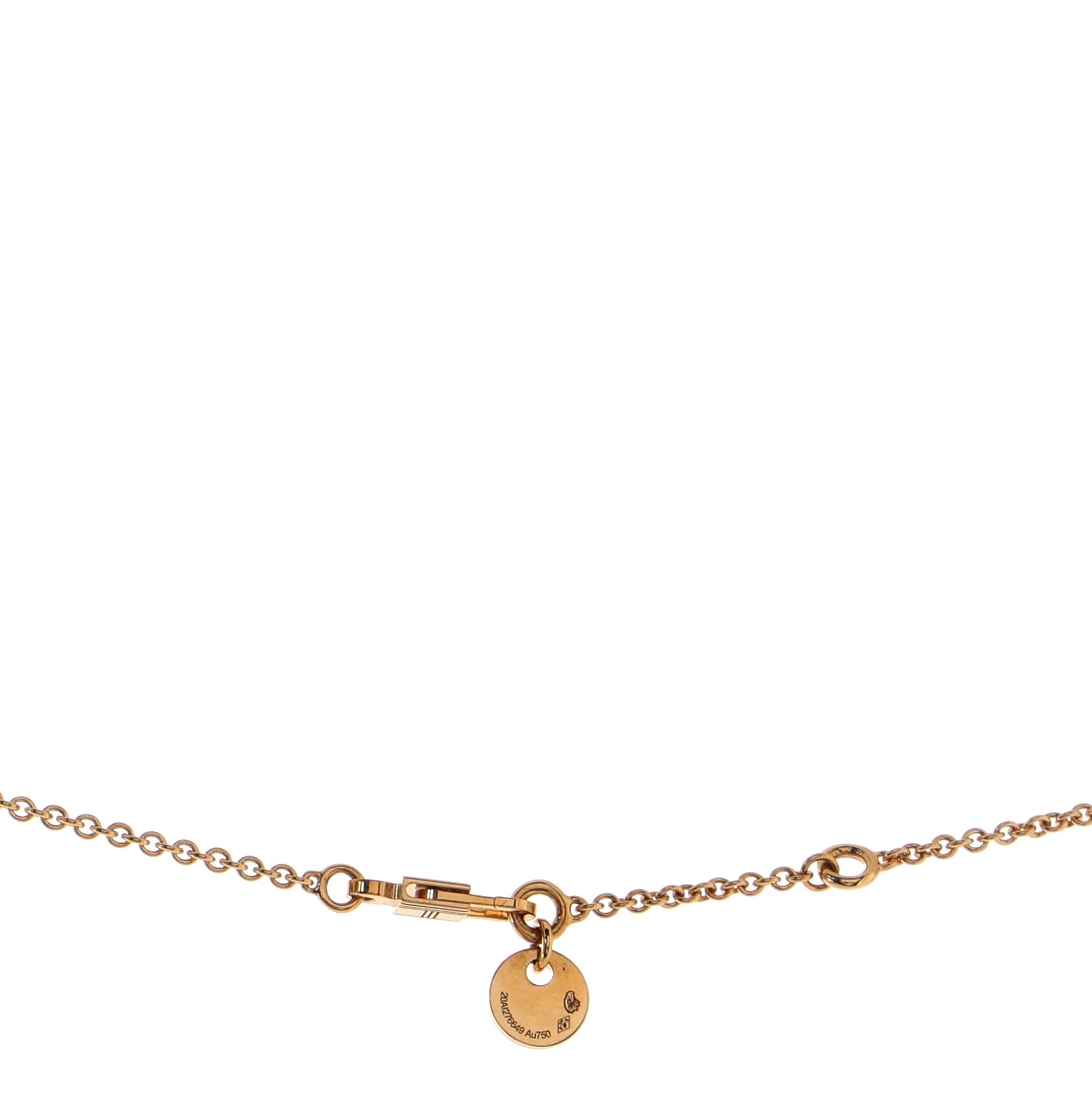 Kelly Amulette Pendant Necklace 18K Rose Gold with Black Jade