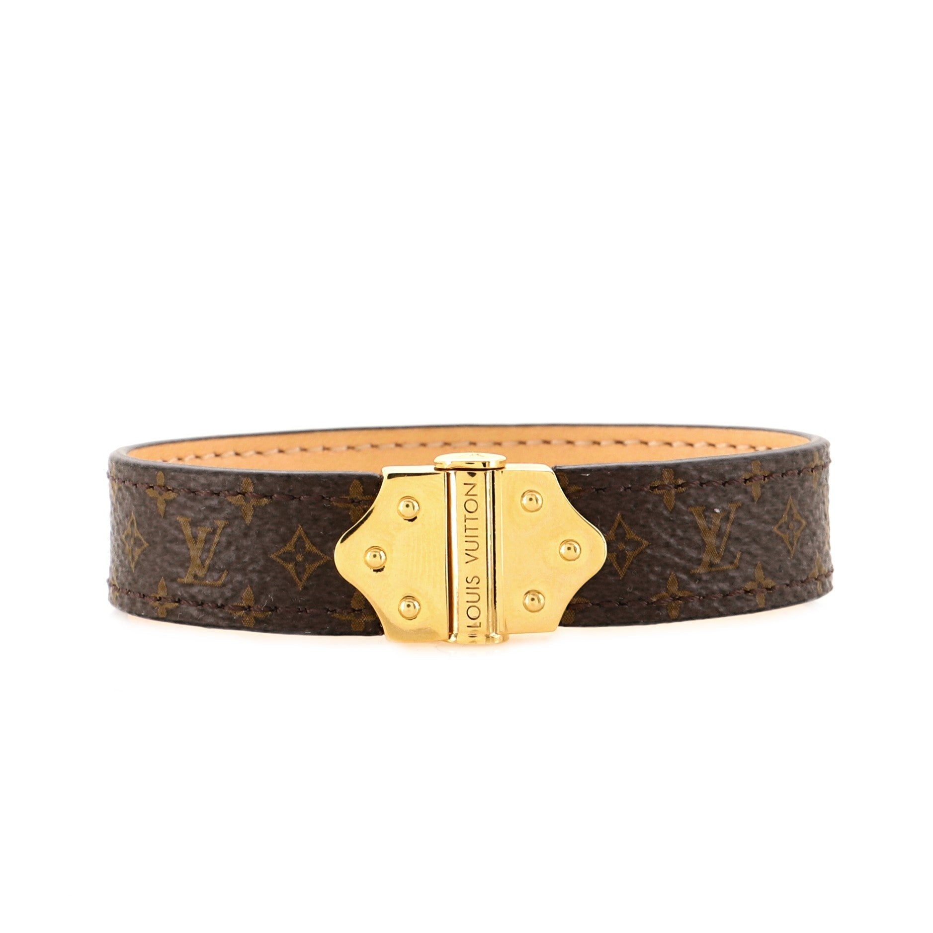 Nano Monogram Bracelet Monogram Canvas and Metal