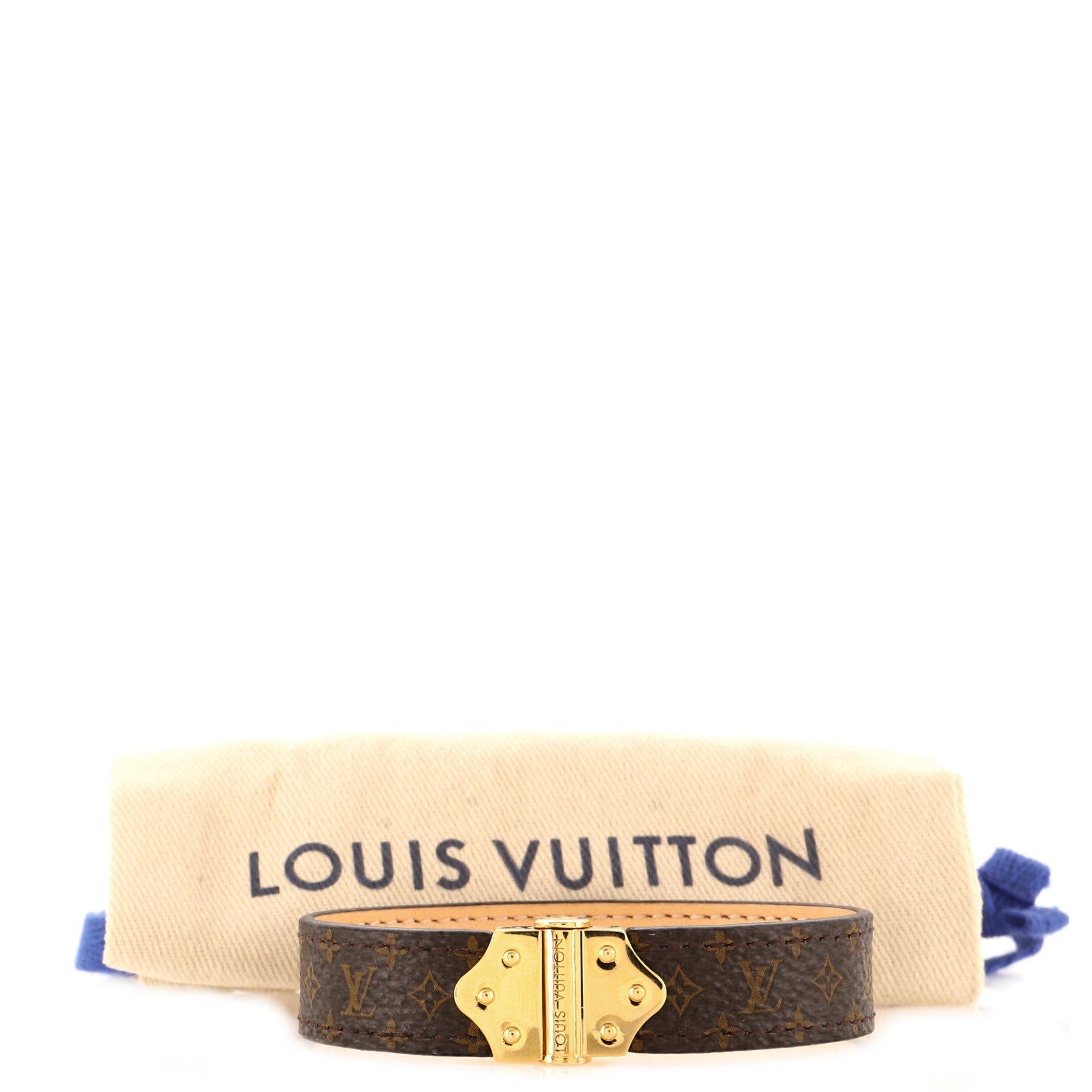 Nano Monogram Bracelet Monogram Canvas and Metal