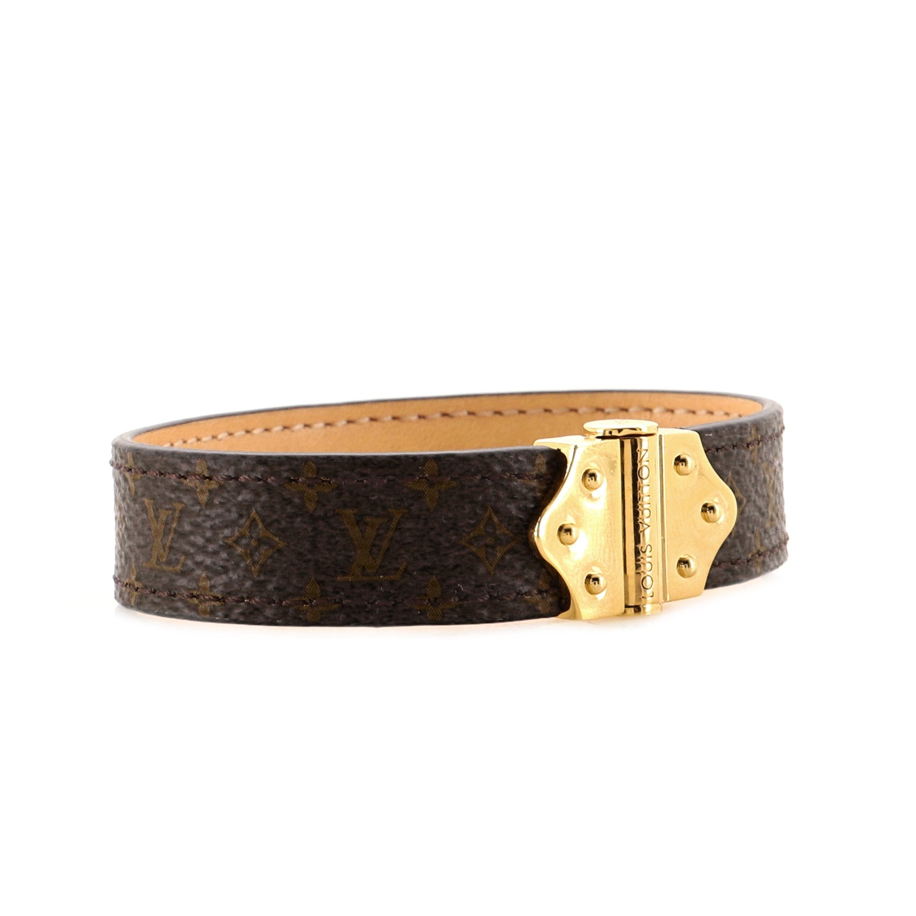 Nano Monogram Bracelet Monogram Canvas and Metal