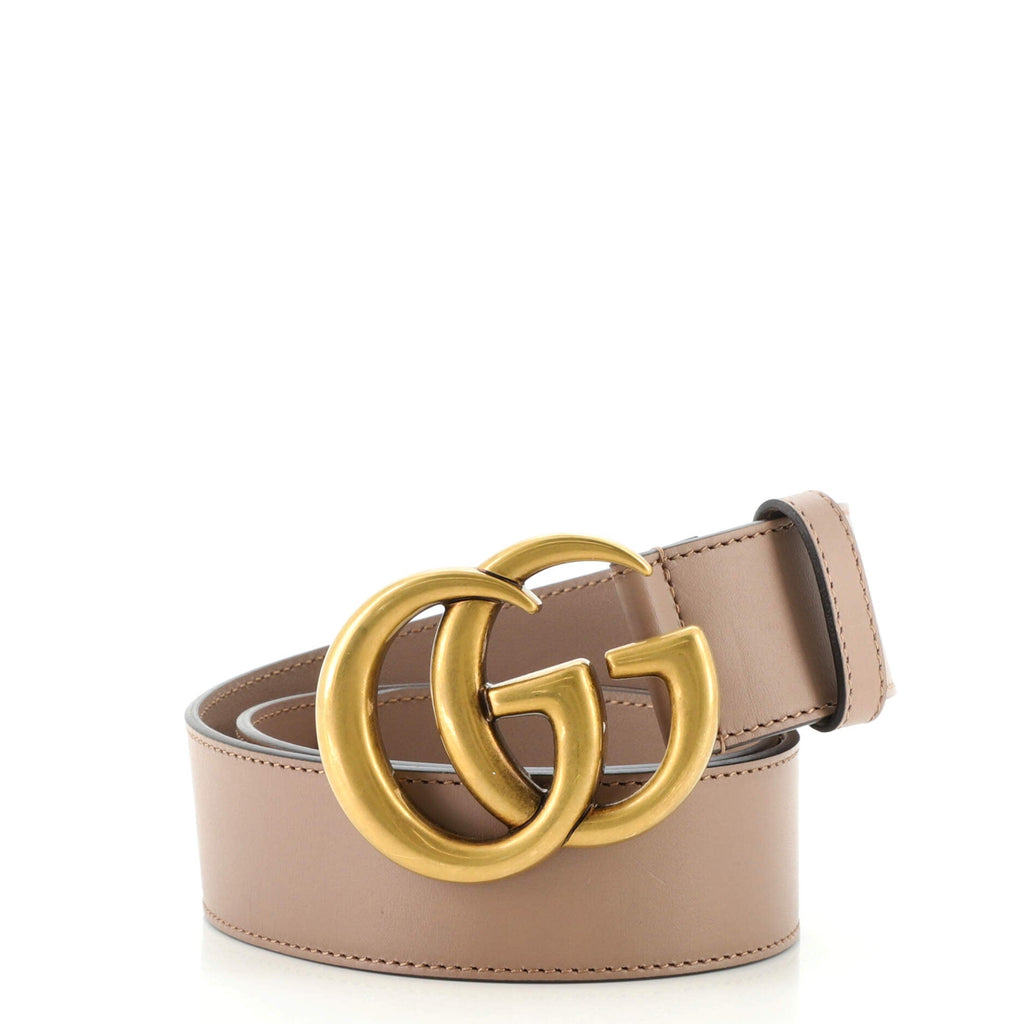 GG Marmont Belt Leather Wide 80