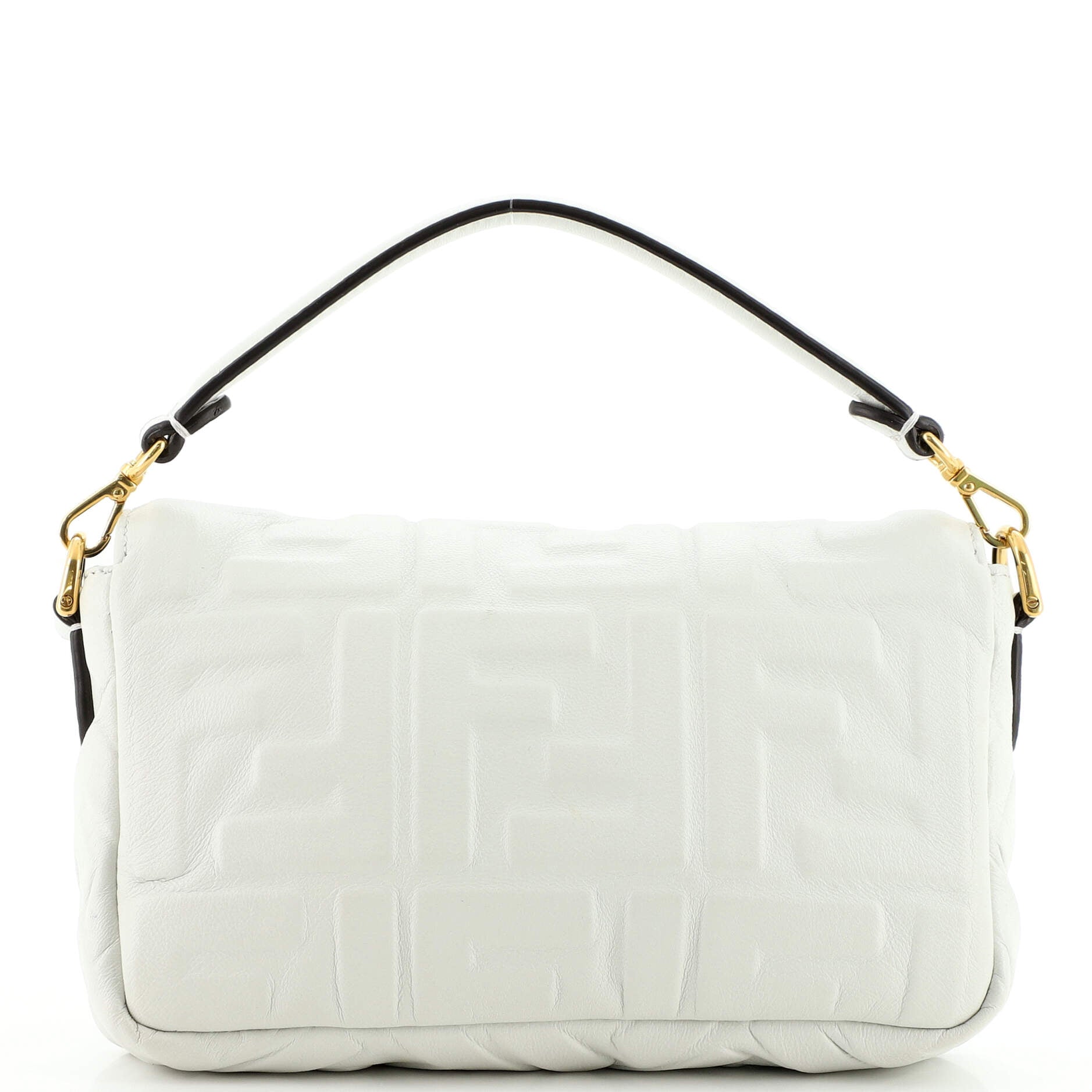 Baguette NM Bag Zucca Embossed Leather Mini