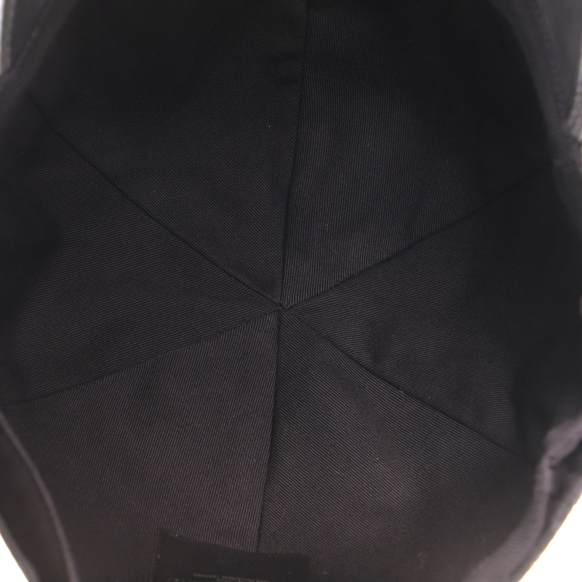 Logo Reversible Baseball Cap Zucca Canvas with Leather