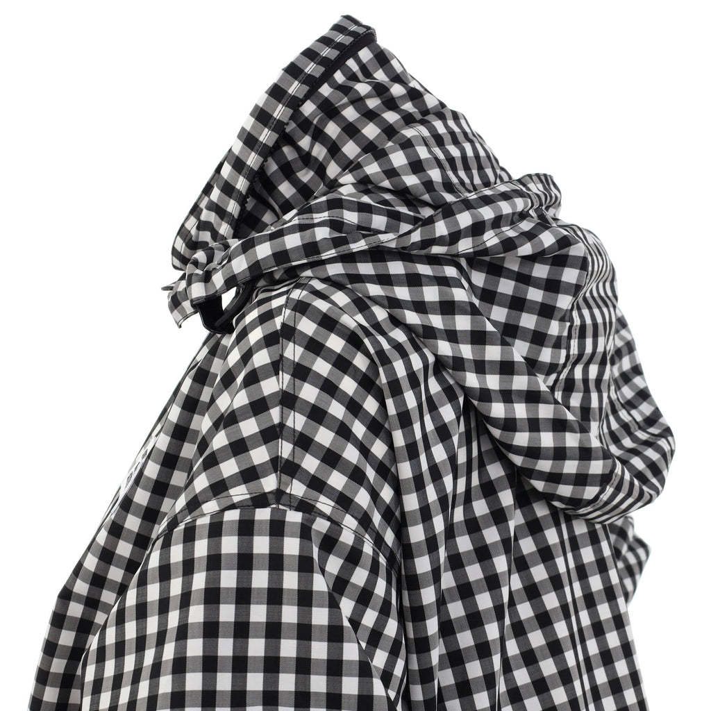 Women's Neston Gingham Check Flare Cuff Raincoat Jacket Polyester