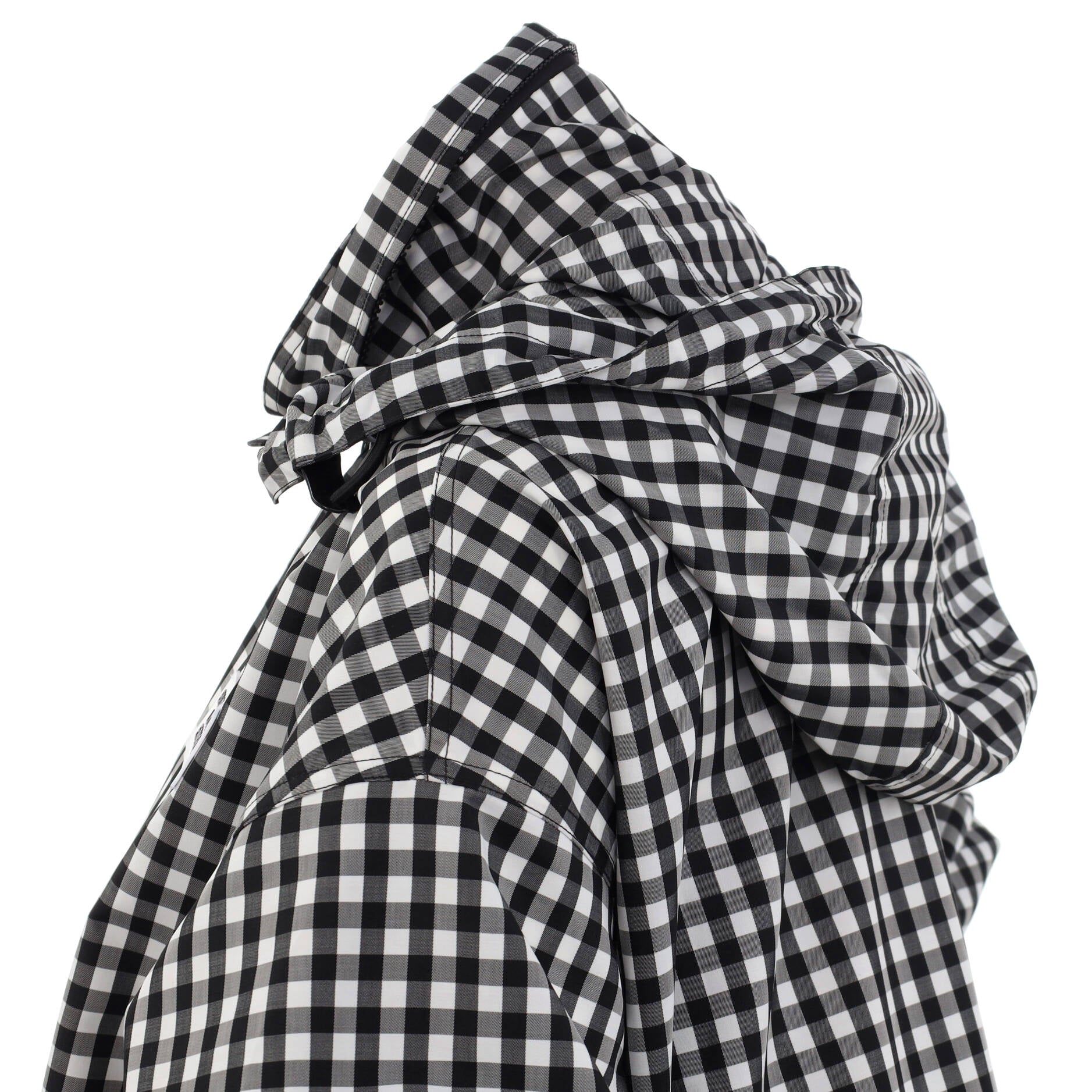 Women's Neston Gingham Check Flare Cuff Raincoat Jacket Polyester