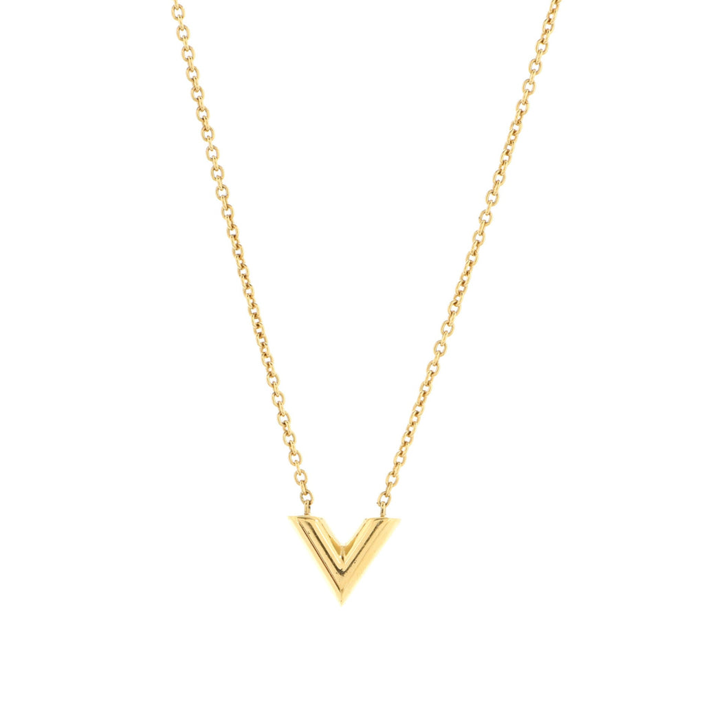 Essential V Necklace Metal