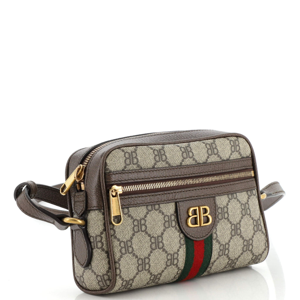x Gucci The Hacker Project Camera Bag Coated Canvas Mini