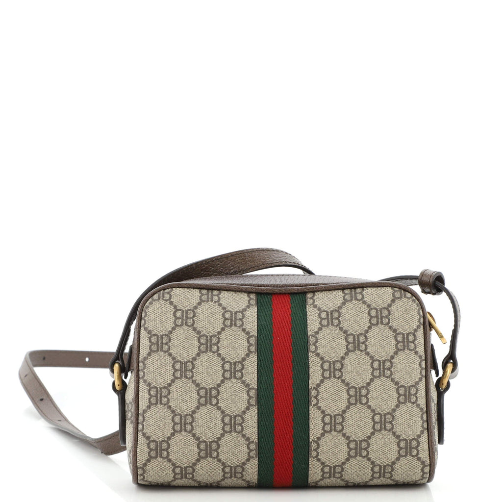 x Gucci The Hacker Project Camera Bag Coated Canvas Mini
