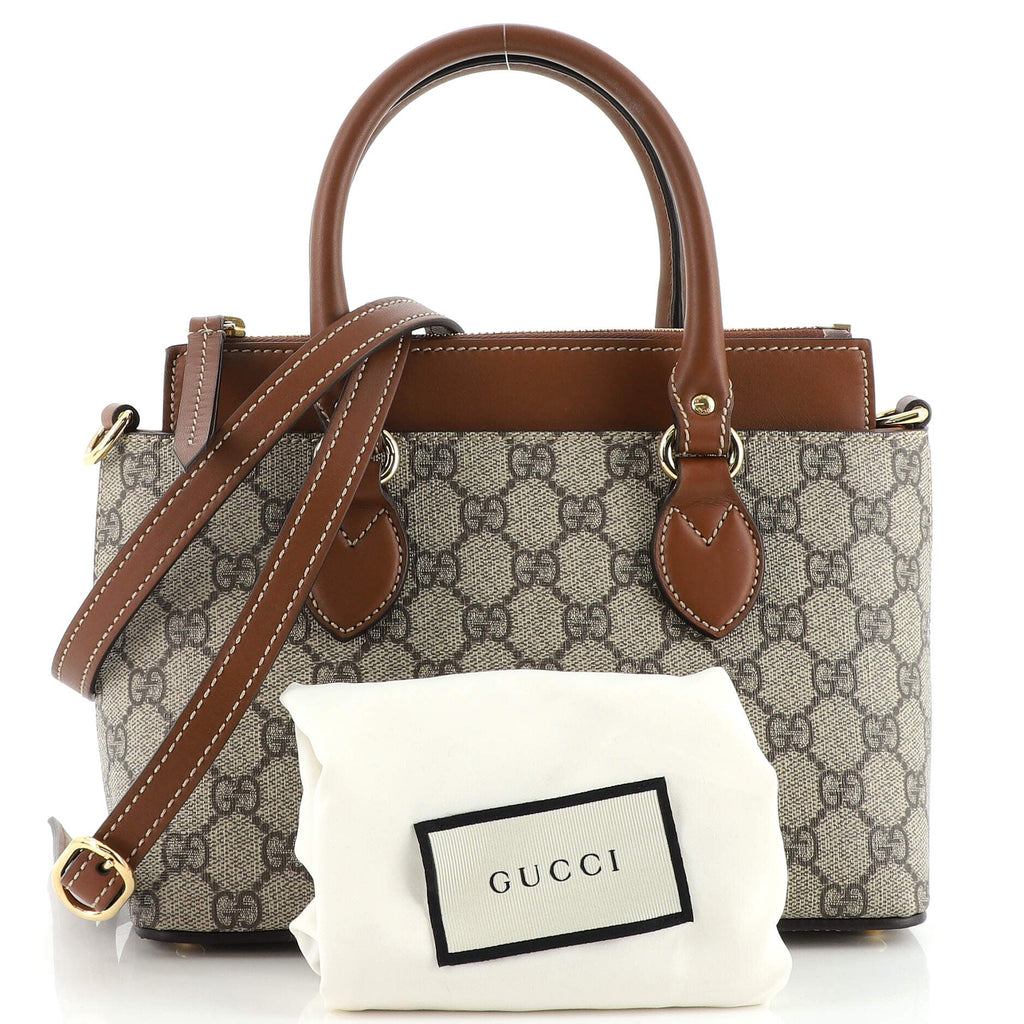 Linea A Convertible Tote GG Coated Canvas Mini