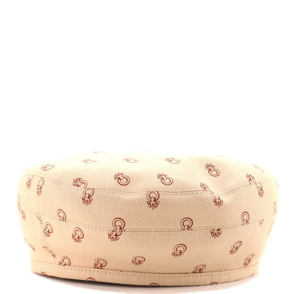 Saint Honore Cliquetis Beret Hat Printed Denim XXL
