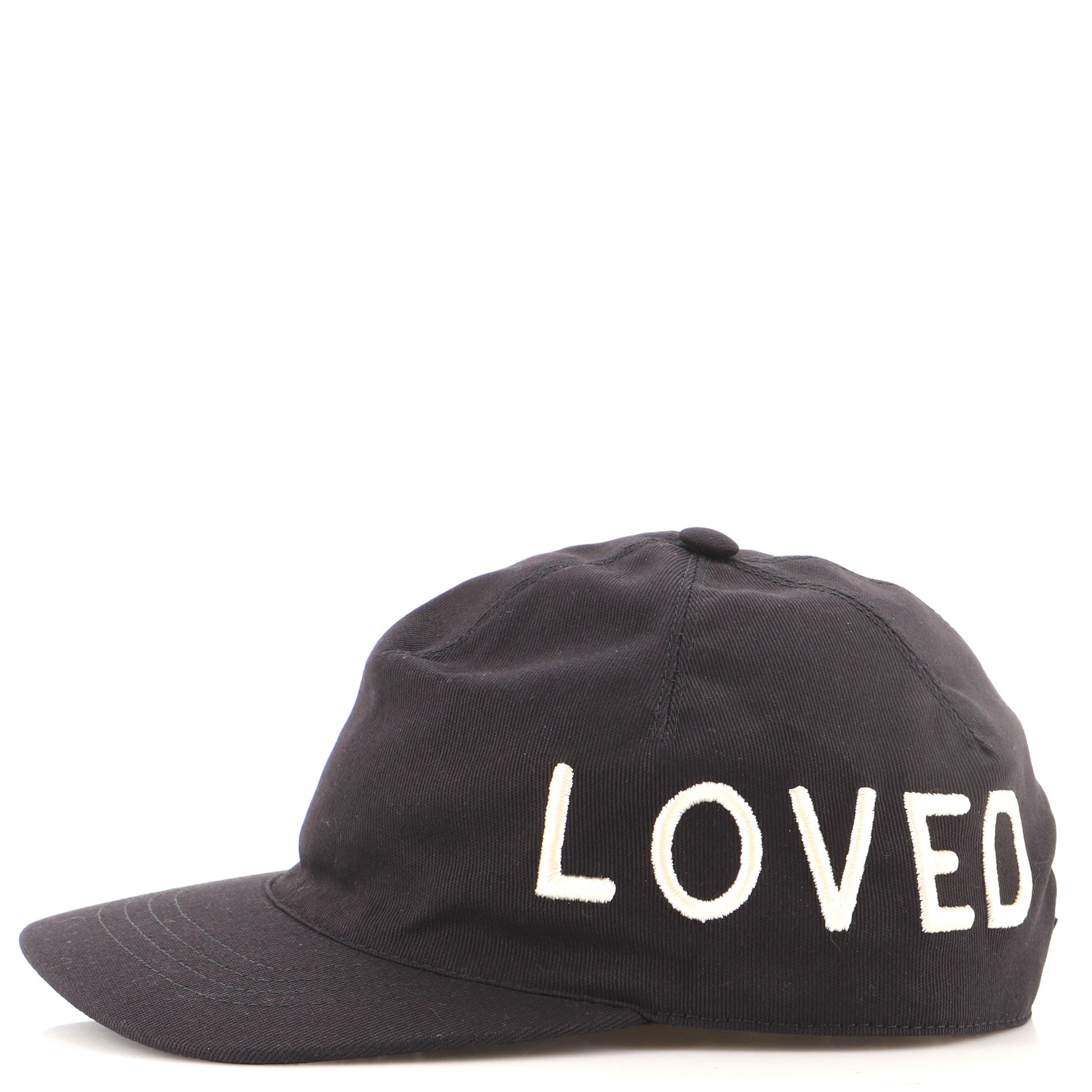 Loved Baseball Cap Embroidered Canvas Large