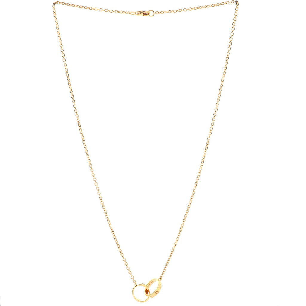 Love Interlocking Necklace 18K Rose Gold