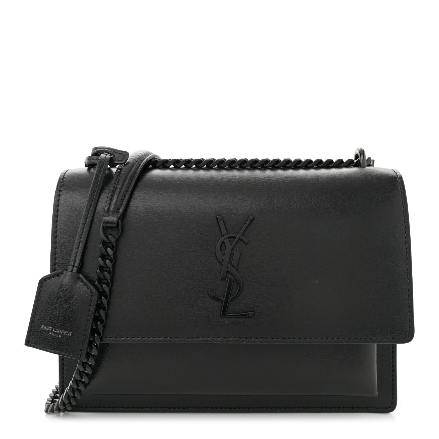 Calfskin Medium Monogram Monochrome Sunset Black