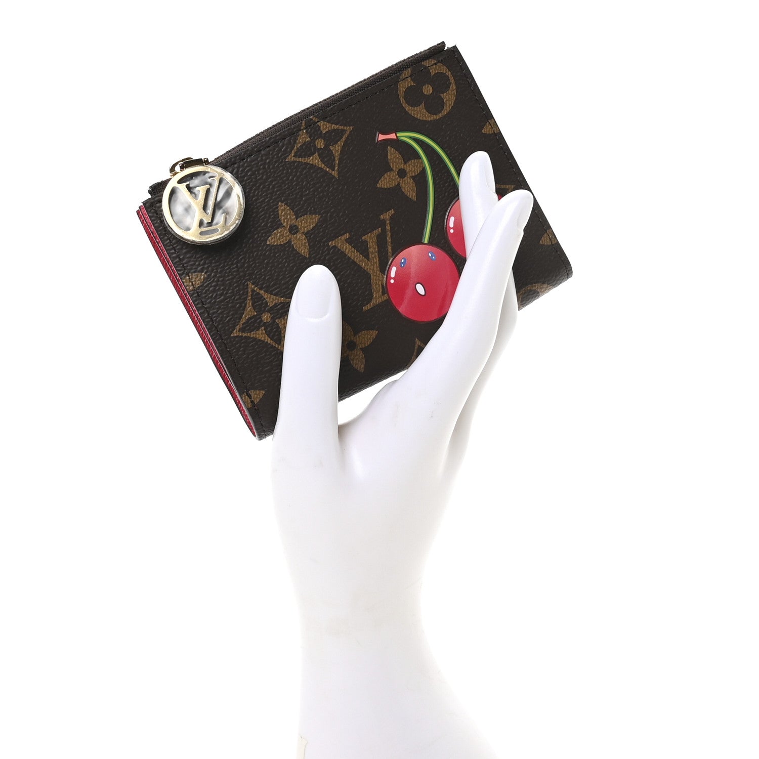 LV X TM Monogram Cerises Lisa Wallet
