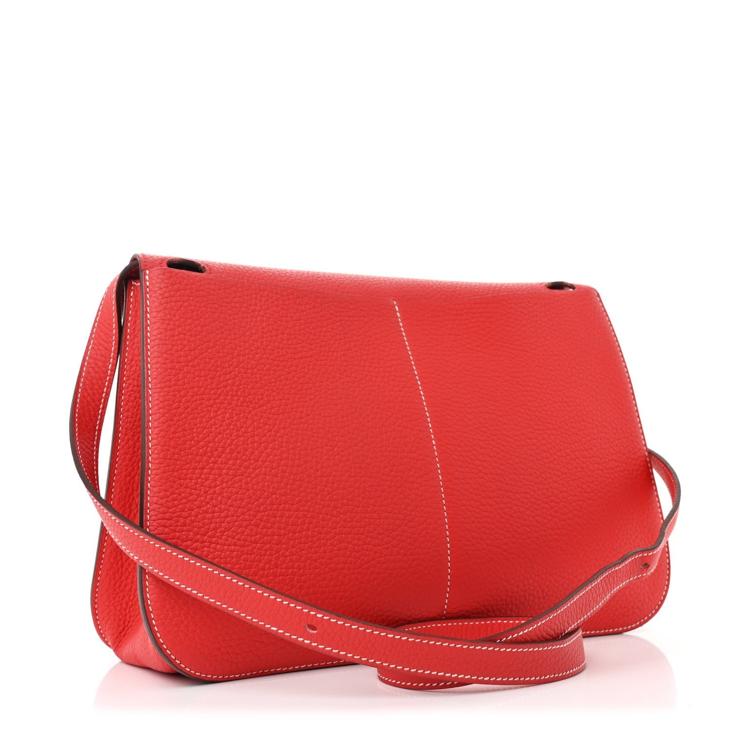 Taurillon Clemence Verso Halzan 31 GM Rouge Casaque Vermillion