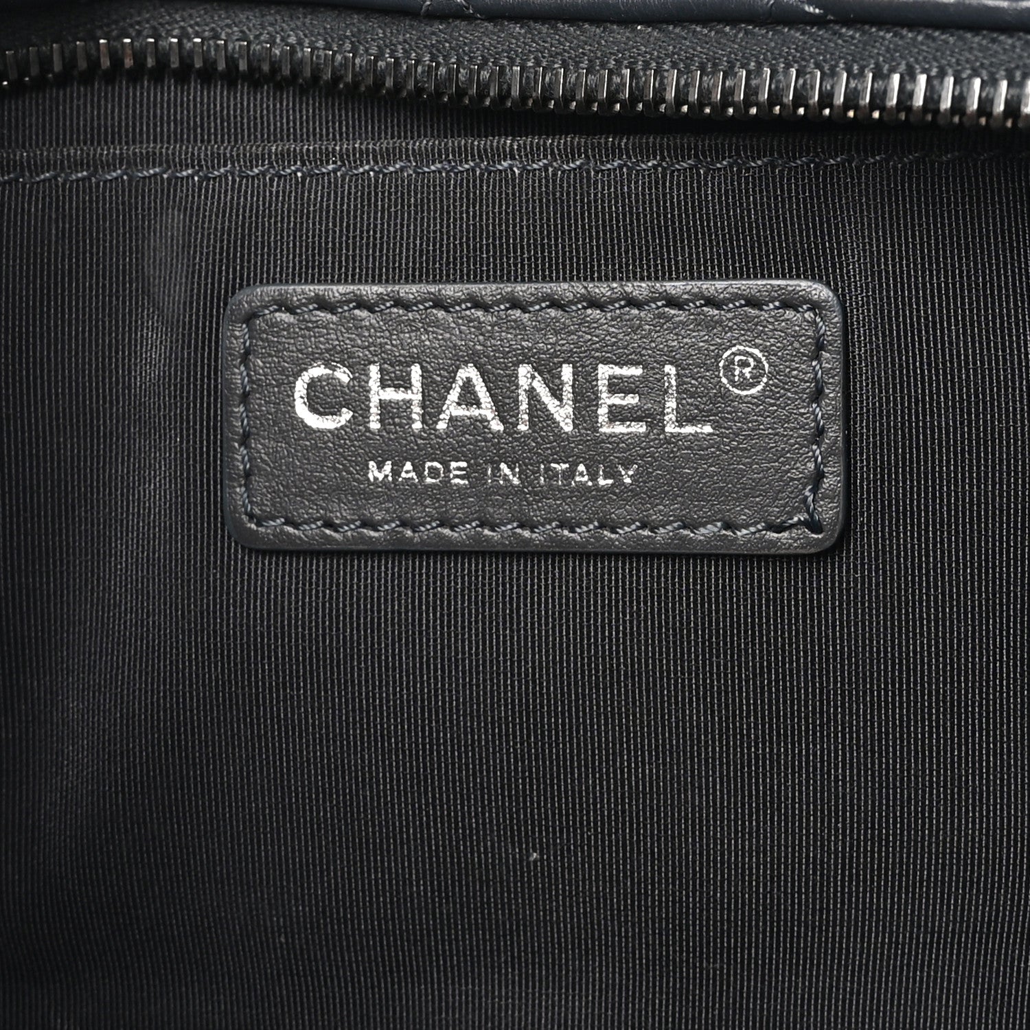 Calfskin Quilted Waist Bag Dark Grey