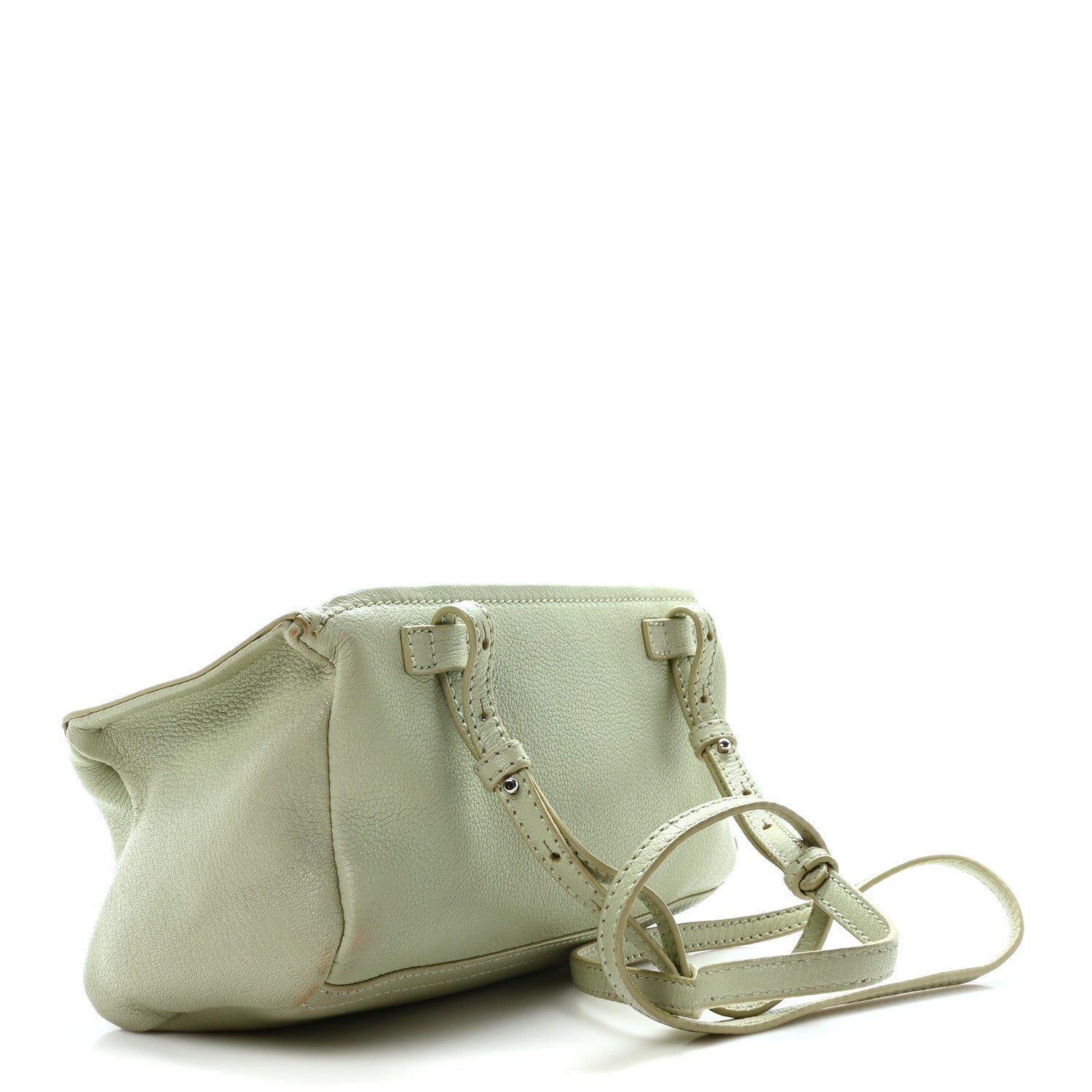 Sugar Goatskin Mini Pandora Aqua Green