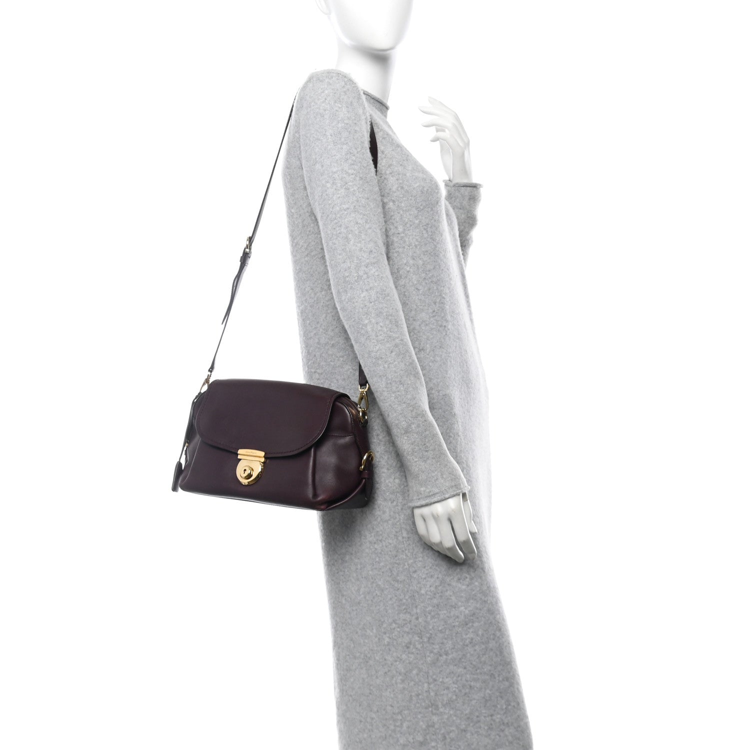 Calfskin Fiamma Crossbody Bag Rouge