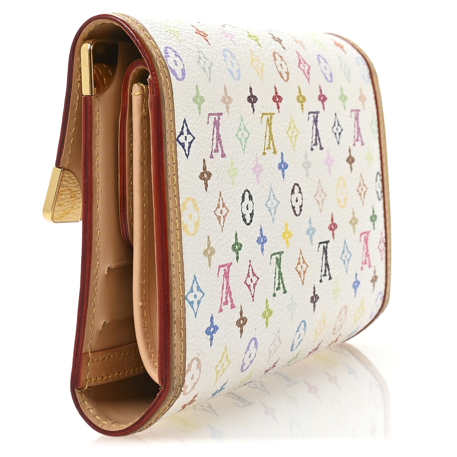 Monogram Multicolor Porte Tresor International Wallet White
