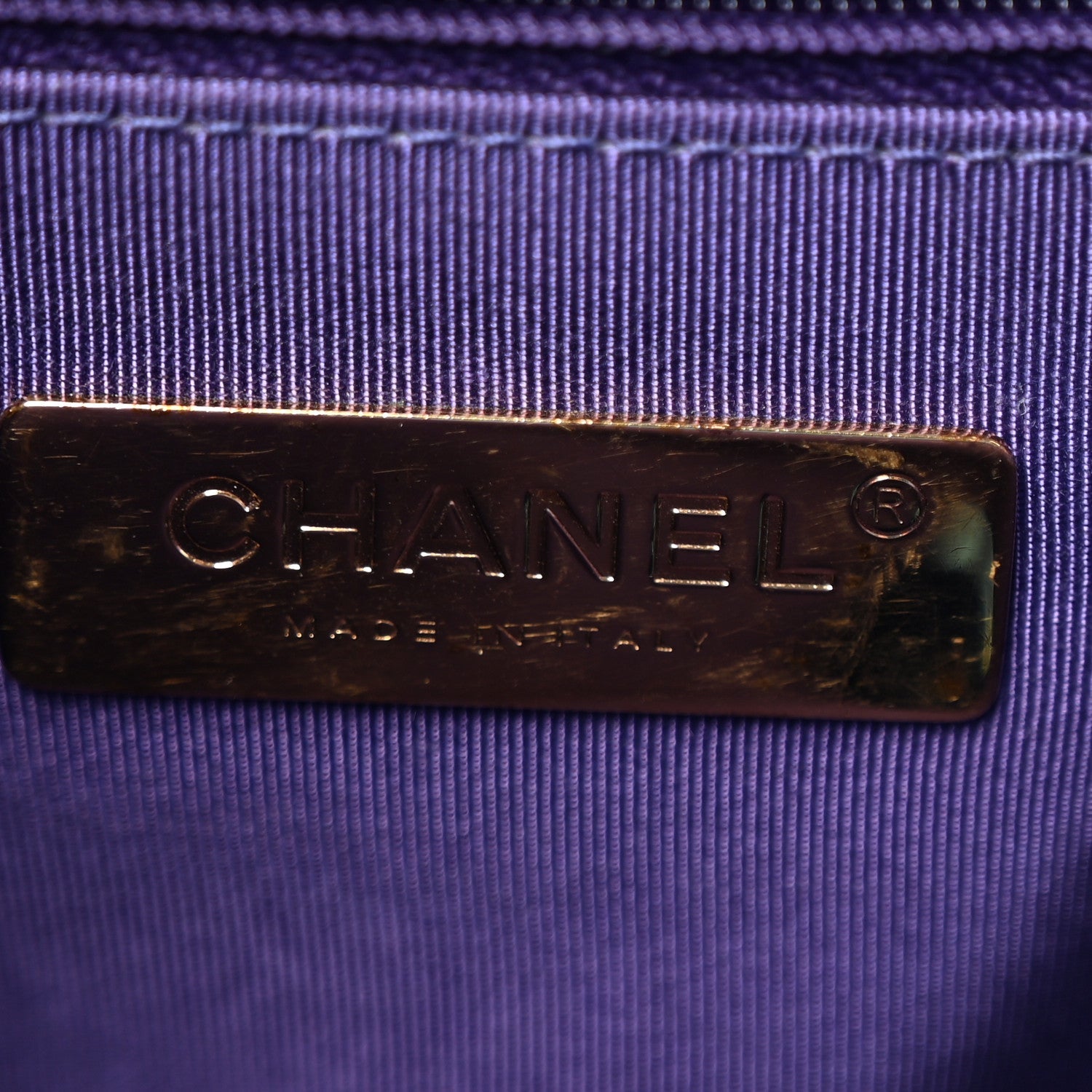 Tie Dye Calfskin Quilted Medium Chanel 19 Flap Blue Purple