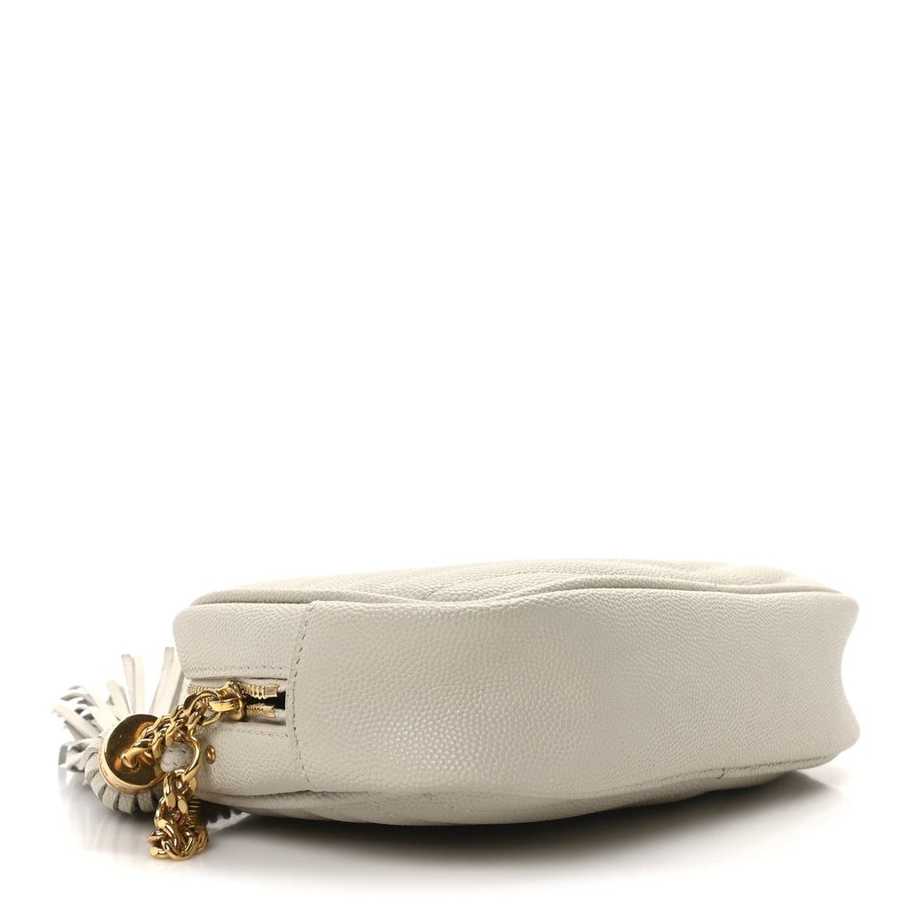 Grain De Poudre Matelasse Monogram Mini Lou Camera Bag Crema Soft
