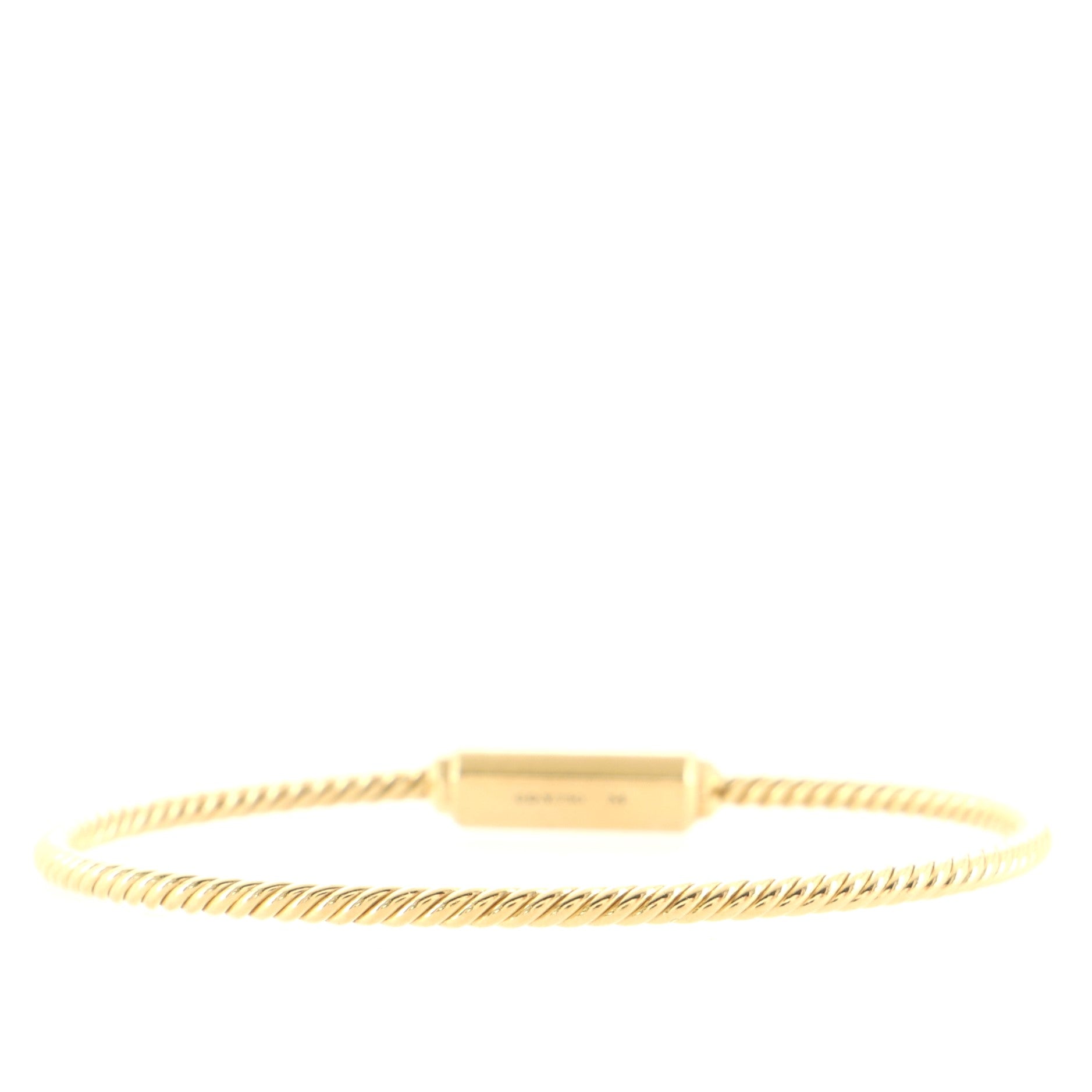 Barrels Bracelet 18K Yellow Gold with Diamonds