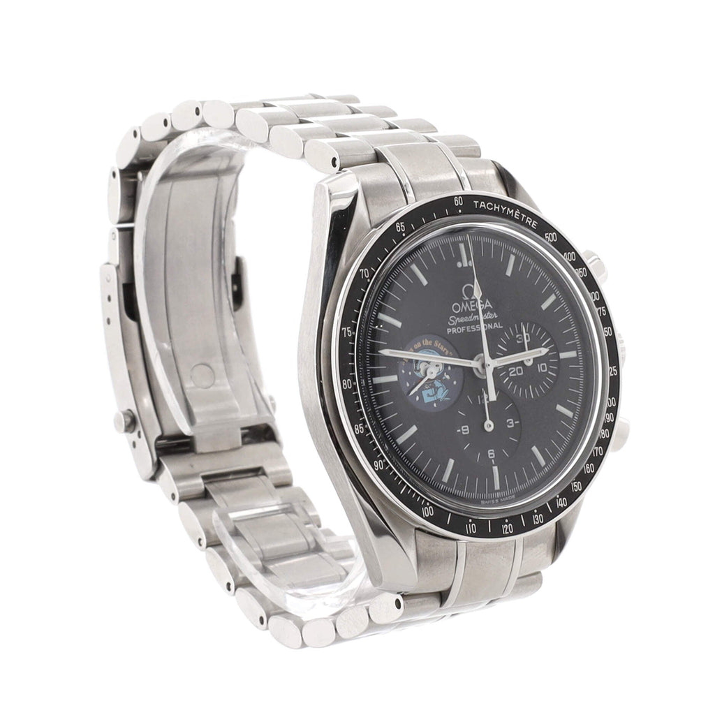 Speedmaster Professional Snoopy Moonwatch Chronograph Manual Watch Stainless Steel 42