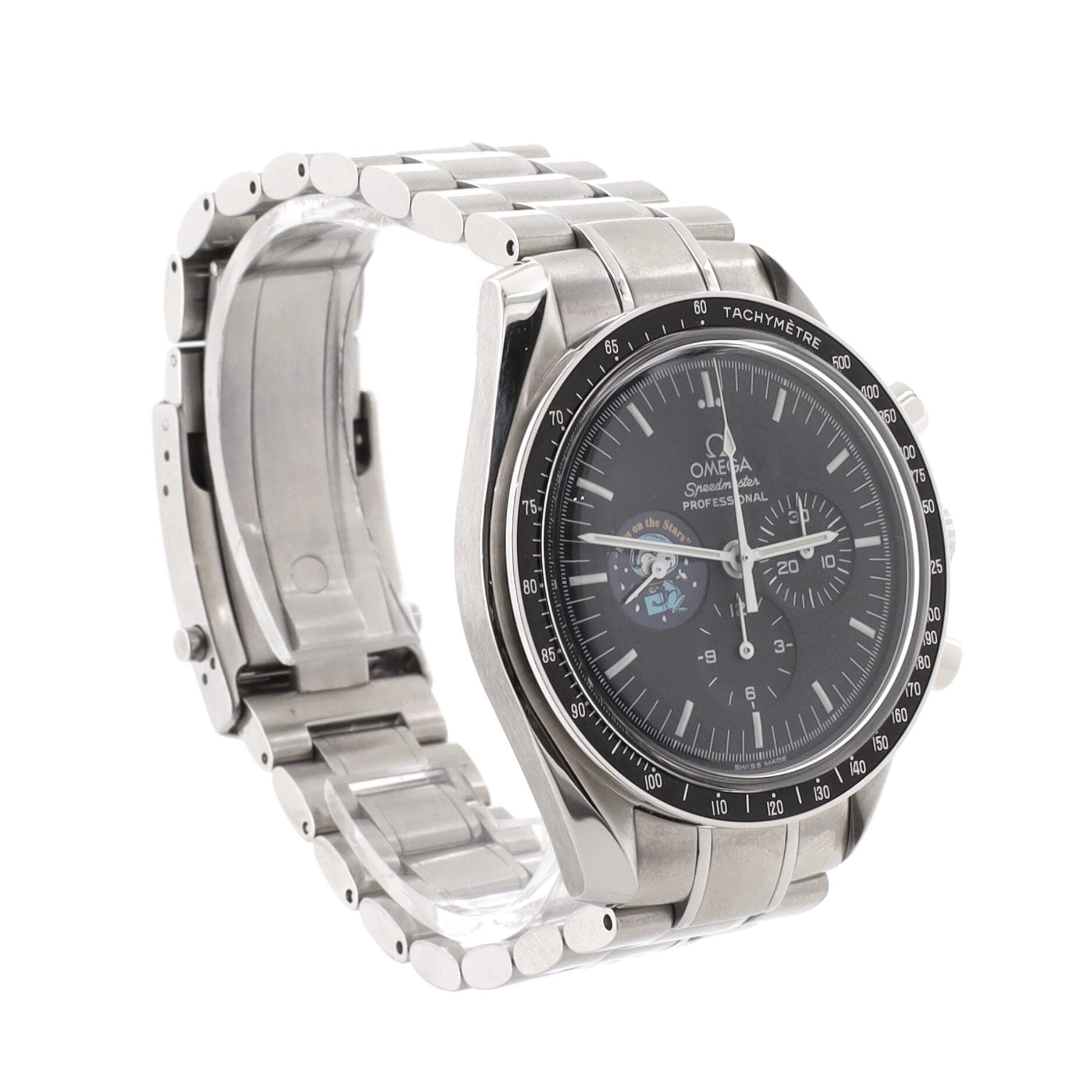 Speedmaster Professional Snoopy Moonwatch Chronograph Manual Watch Stainless Steel 42