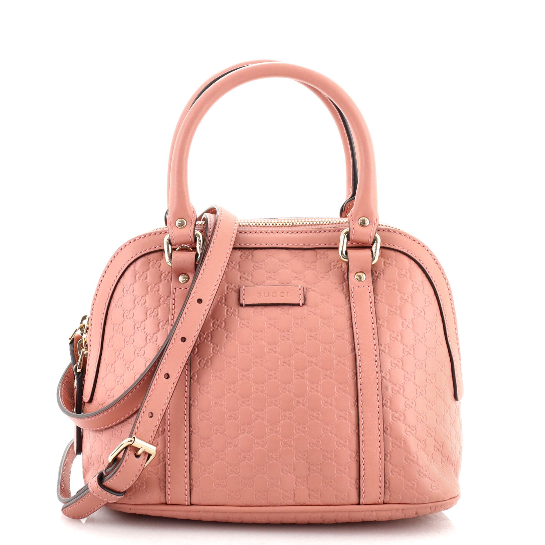 Convertible Dome Satchel (Outlet) Microguccissima Leather Mini