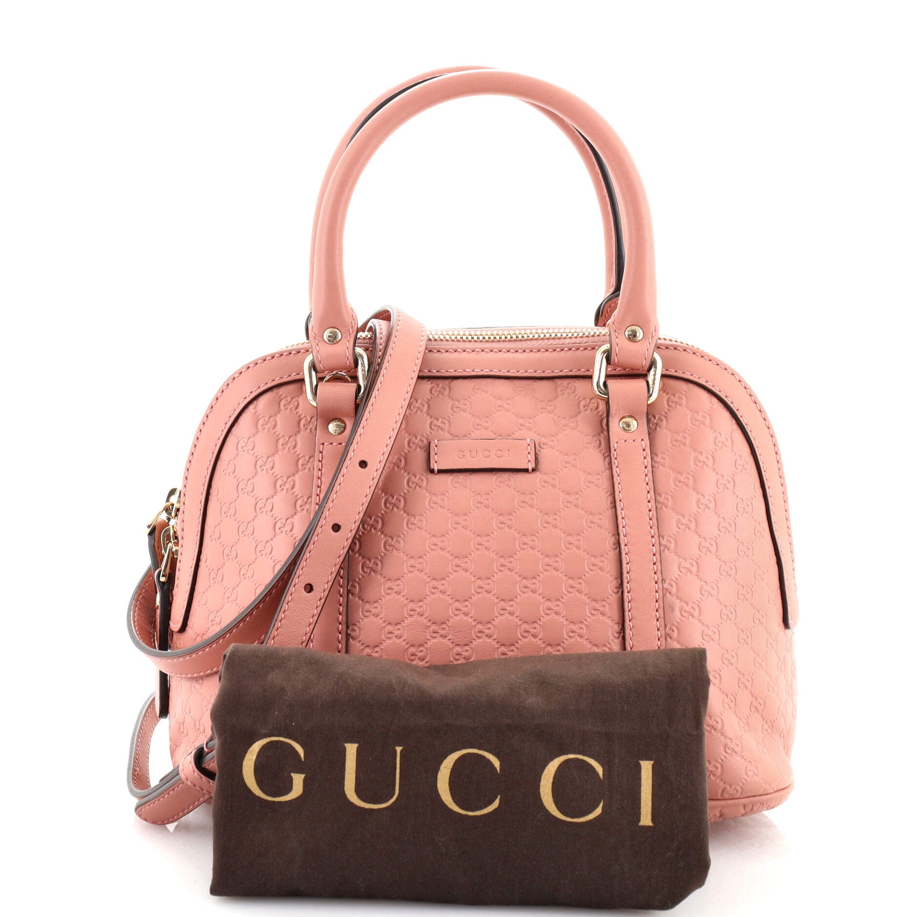 Convertible Dome Satchel (Outlet) Microguccissima Leather Mini