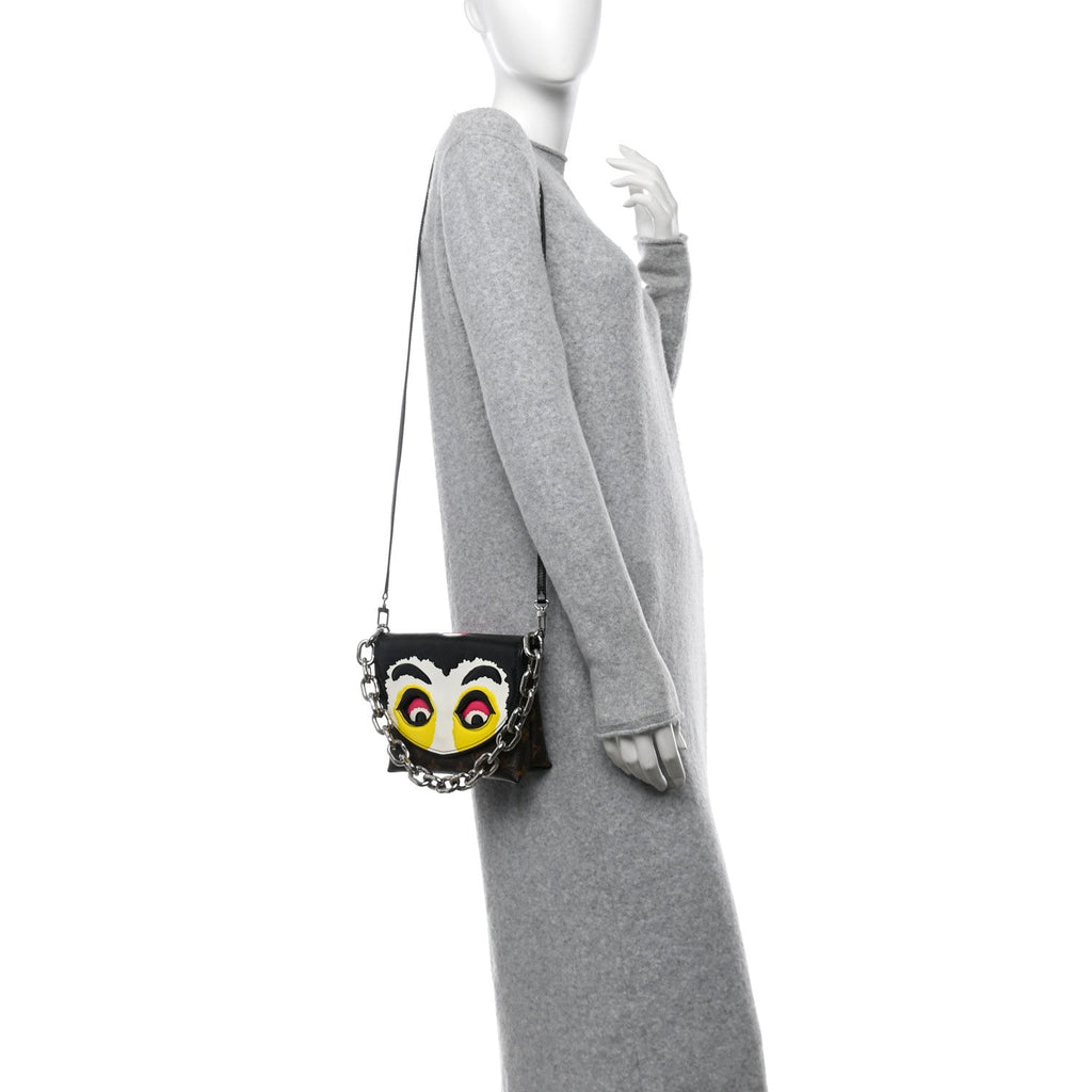 Monogram Kabuki Pochette Black