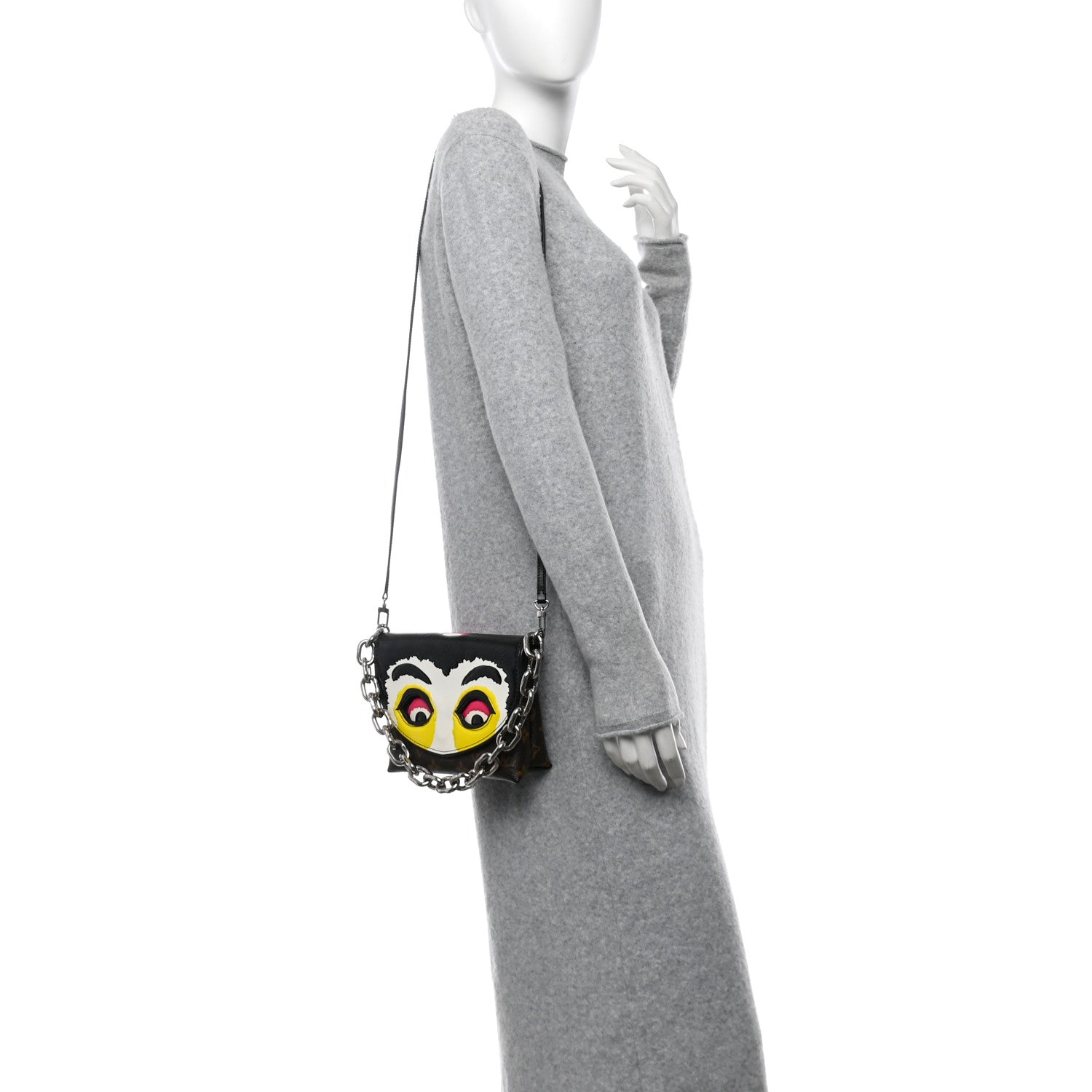 Monogram Kabuki Pochette Black