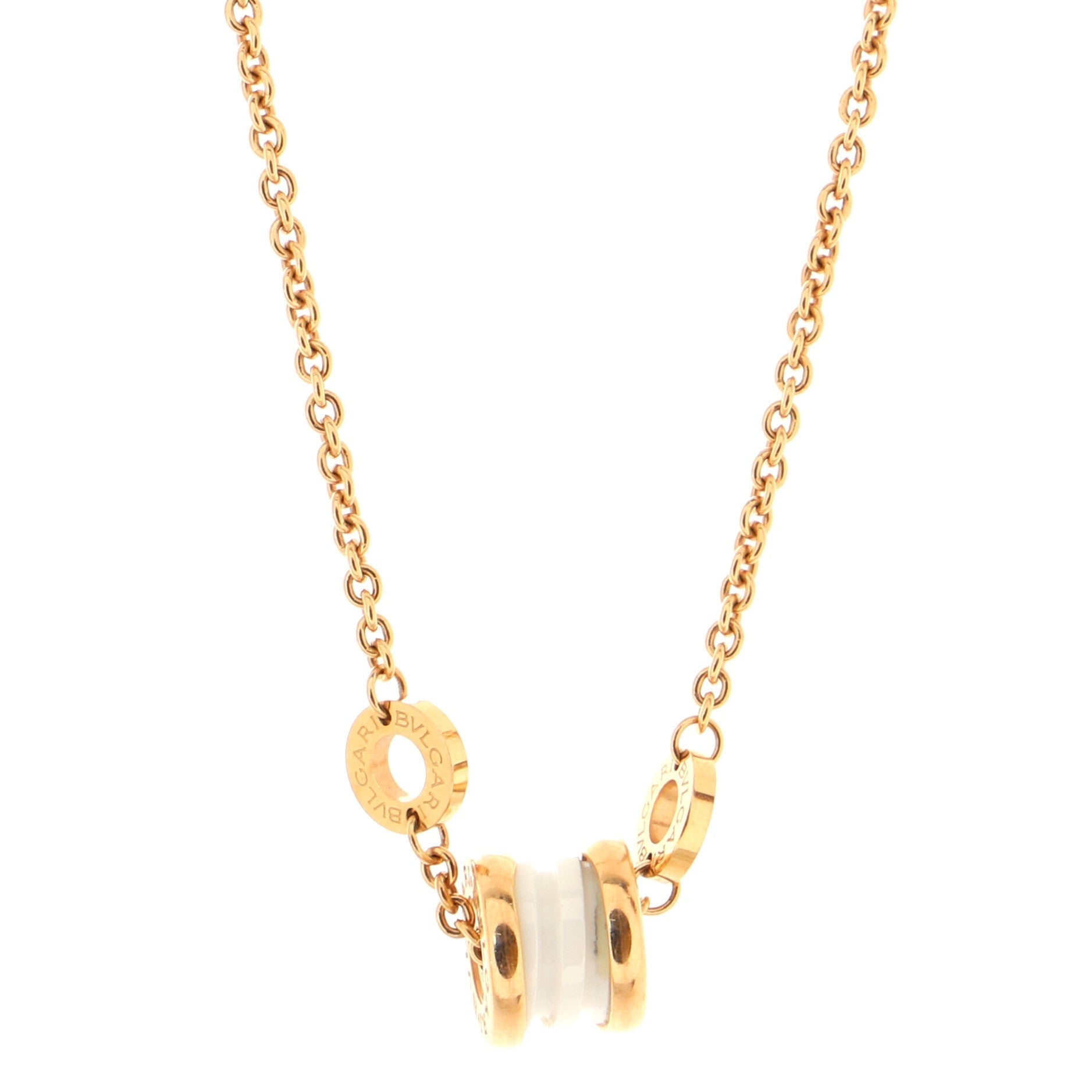 B.Zero1 Soft Bracelet 18K Rose Gold with Ceramic