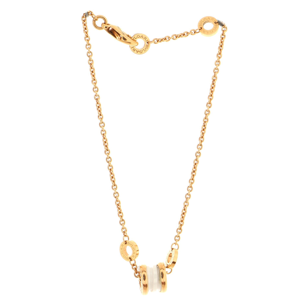 B.Zero1 Soft Bracelet 18K Rose Gold with Ceramic