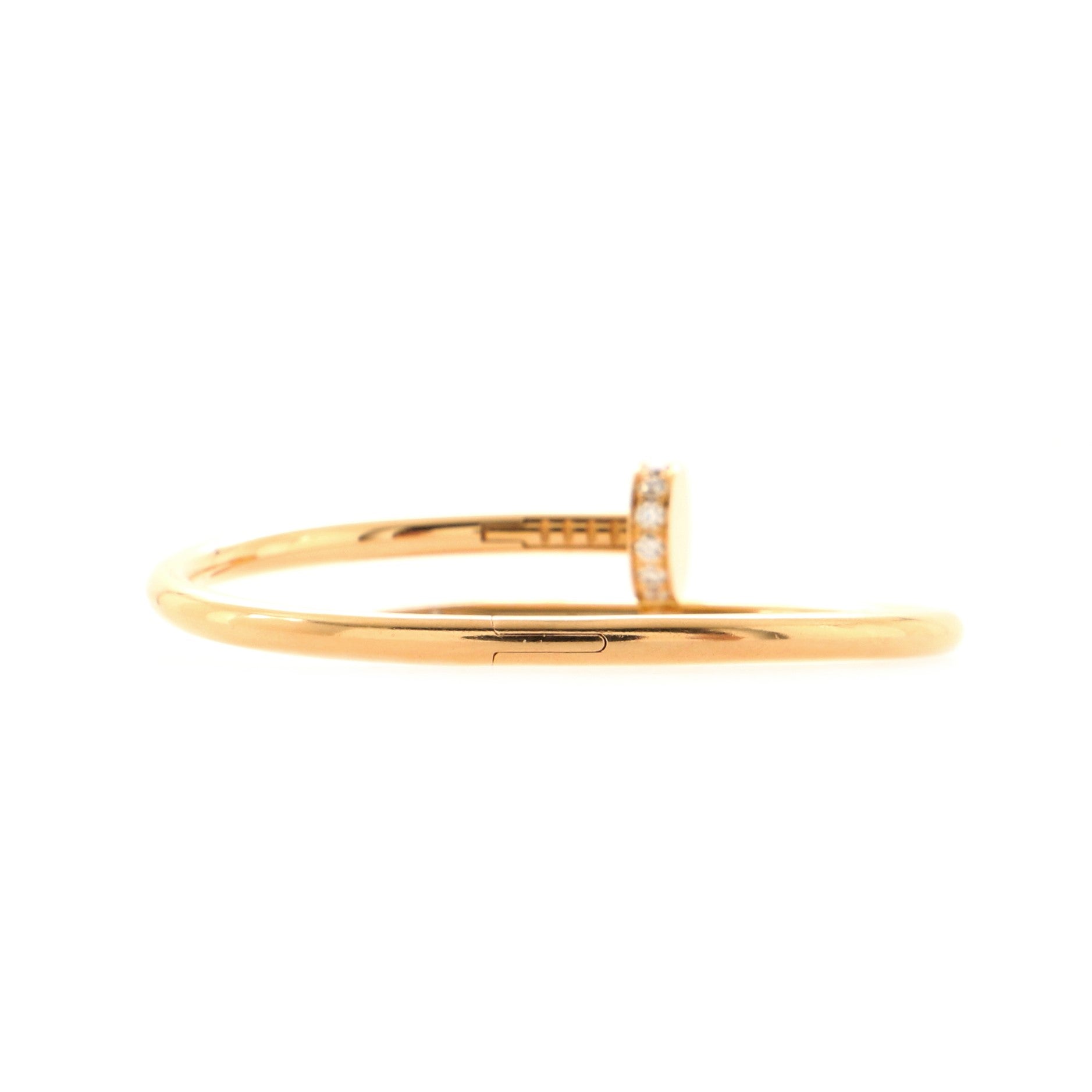 Juste un Clou Bracelet 18K Rose Gold with Diamonds Classic